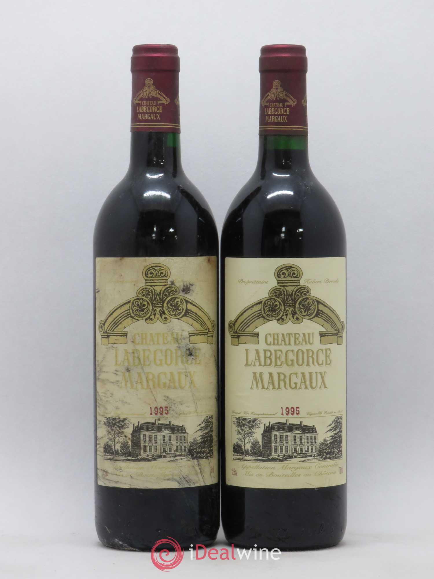 Château Labegorce Cru Bourgeois 1995 - Lot de 2 bouteilles - 0