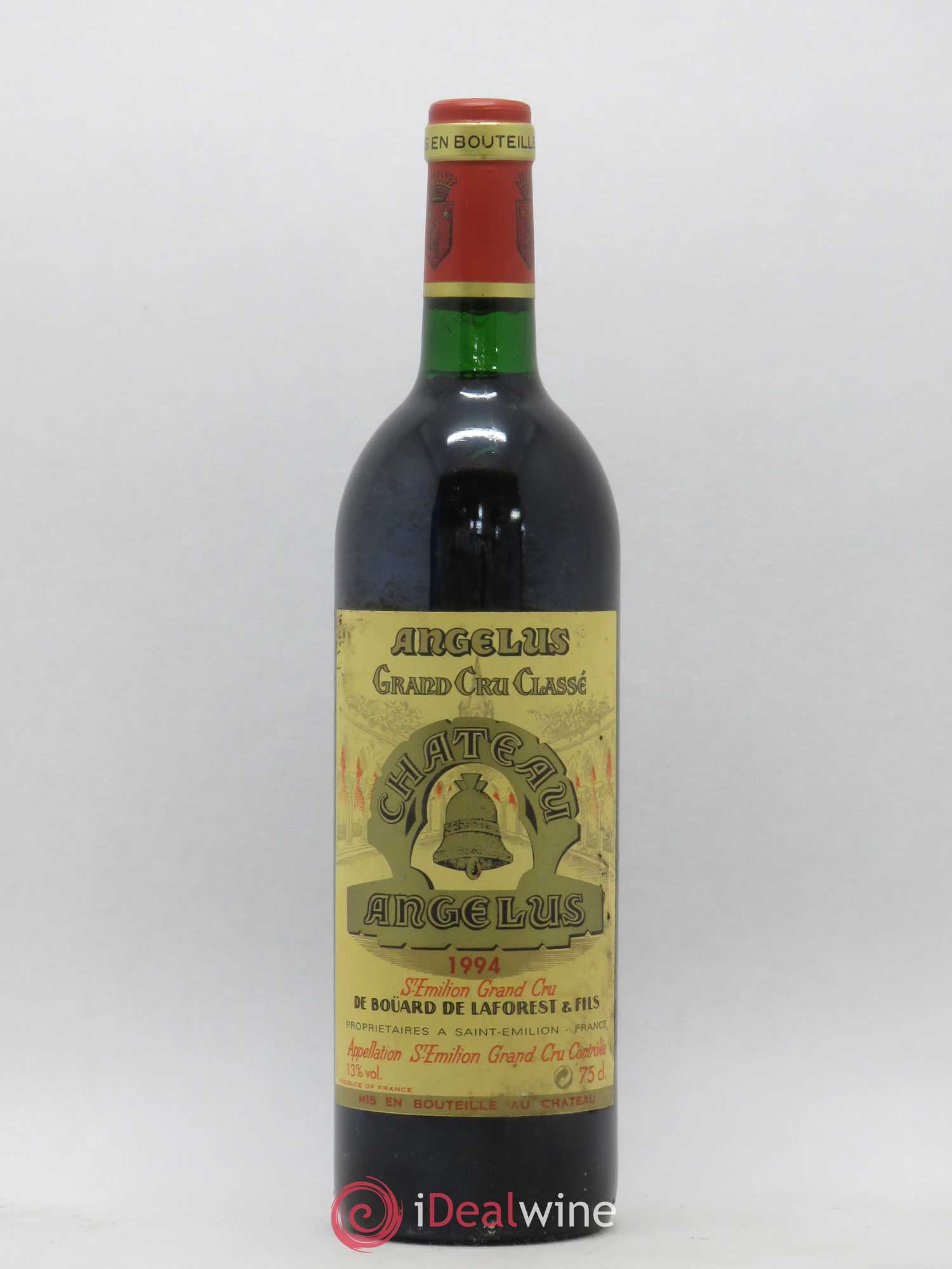 Château Angélus 1er Grand Cru Classé A 1994 - Lot de 1 bouteille - 0