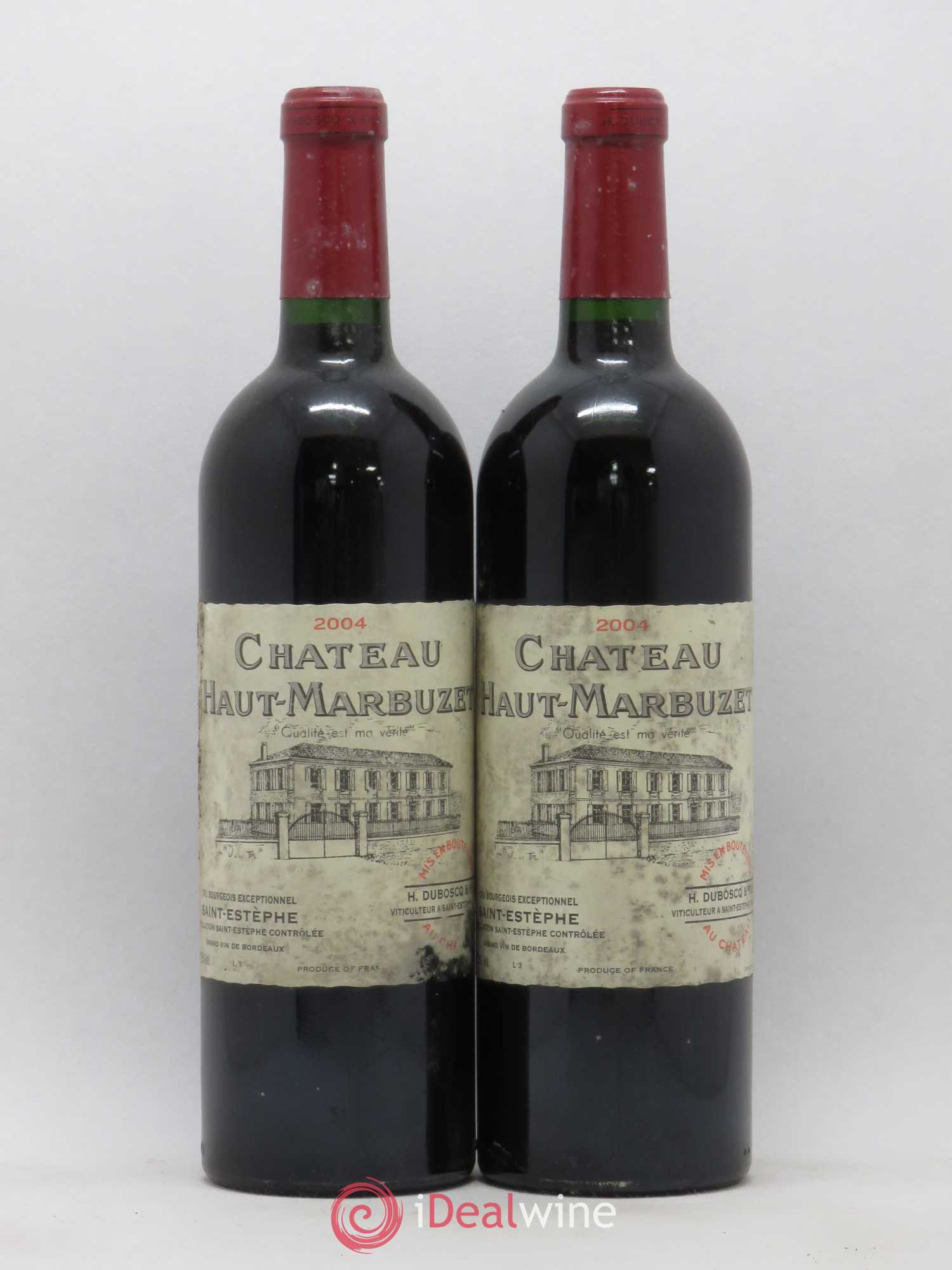 Château Haut Marbuzet 2004 - Lot de 2 bouteilles - 0