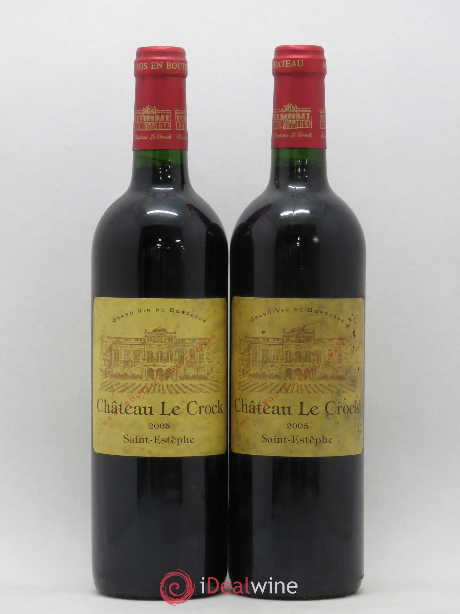 Château le Crock Cru Bourgeois 2005 - Lot de 2 bouteilles - 0