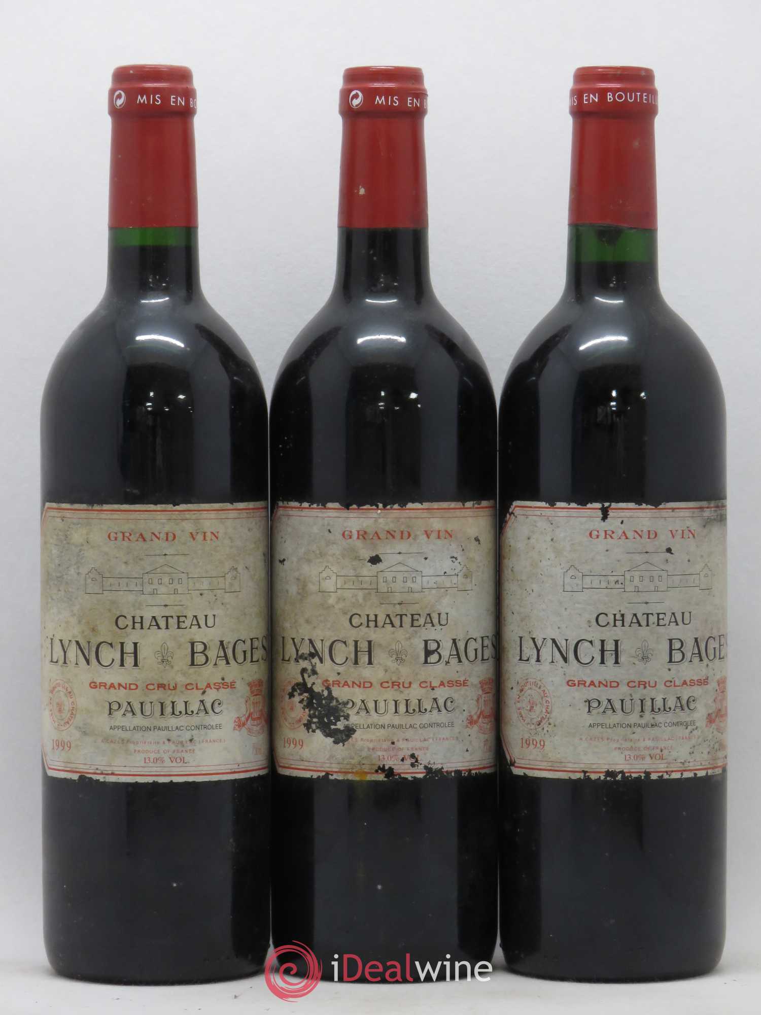 Château Lynch Bages 5ème Grand Cru Classé 1999 - Lot de 6 bouteilles - 1