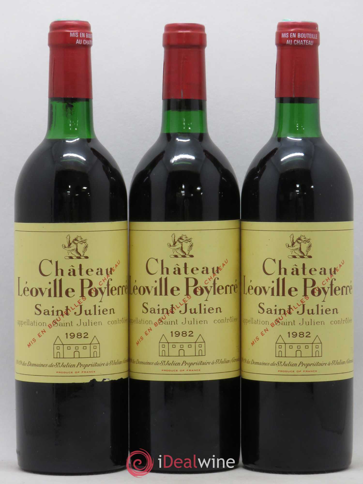 Château Léoville Poyferré 2ème Grand Cru Classé 1982 - Lot de 6 bouteilles - 1