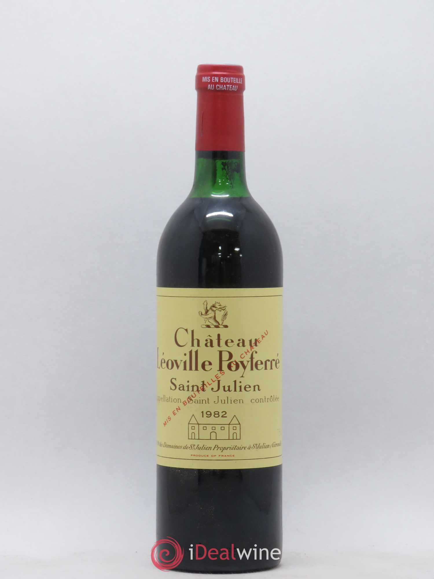 Château Léoville Poyferré 2ème Grand Cru Classé 1982 - Lot de 1 bouteille - 0