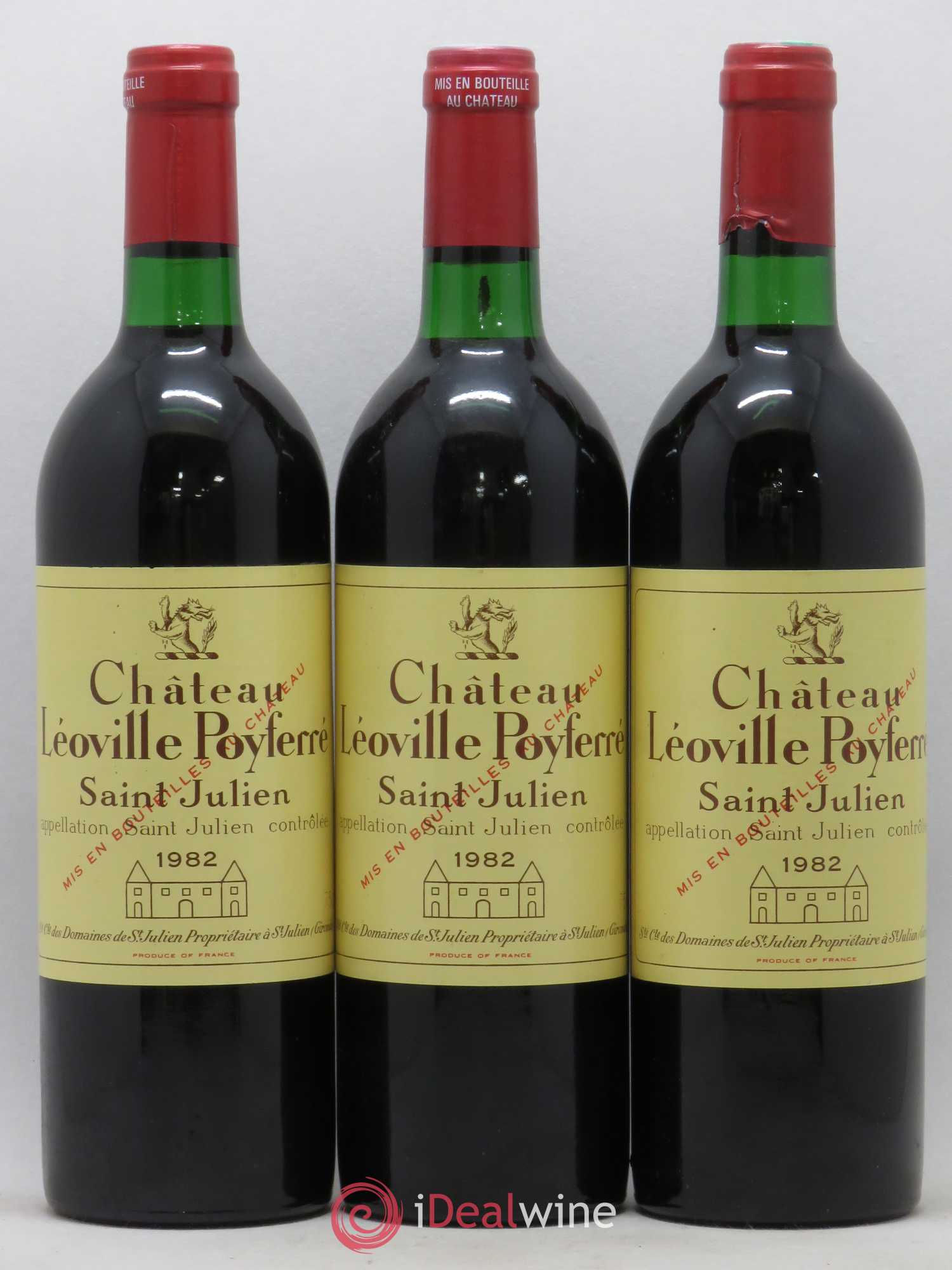 Château Léoville Poyferré 2ème Grand Cru Classé 1982 - Lot de 12 bouteilles - 3