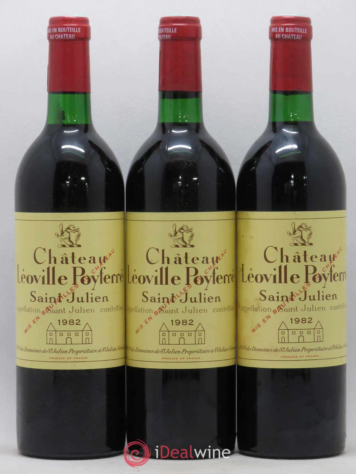 Château Léoville Poyferré 2ème Grand Cru Classé 1982 - Lot de 12 bouteilles - 4