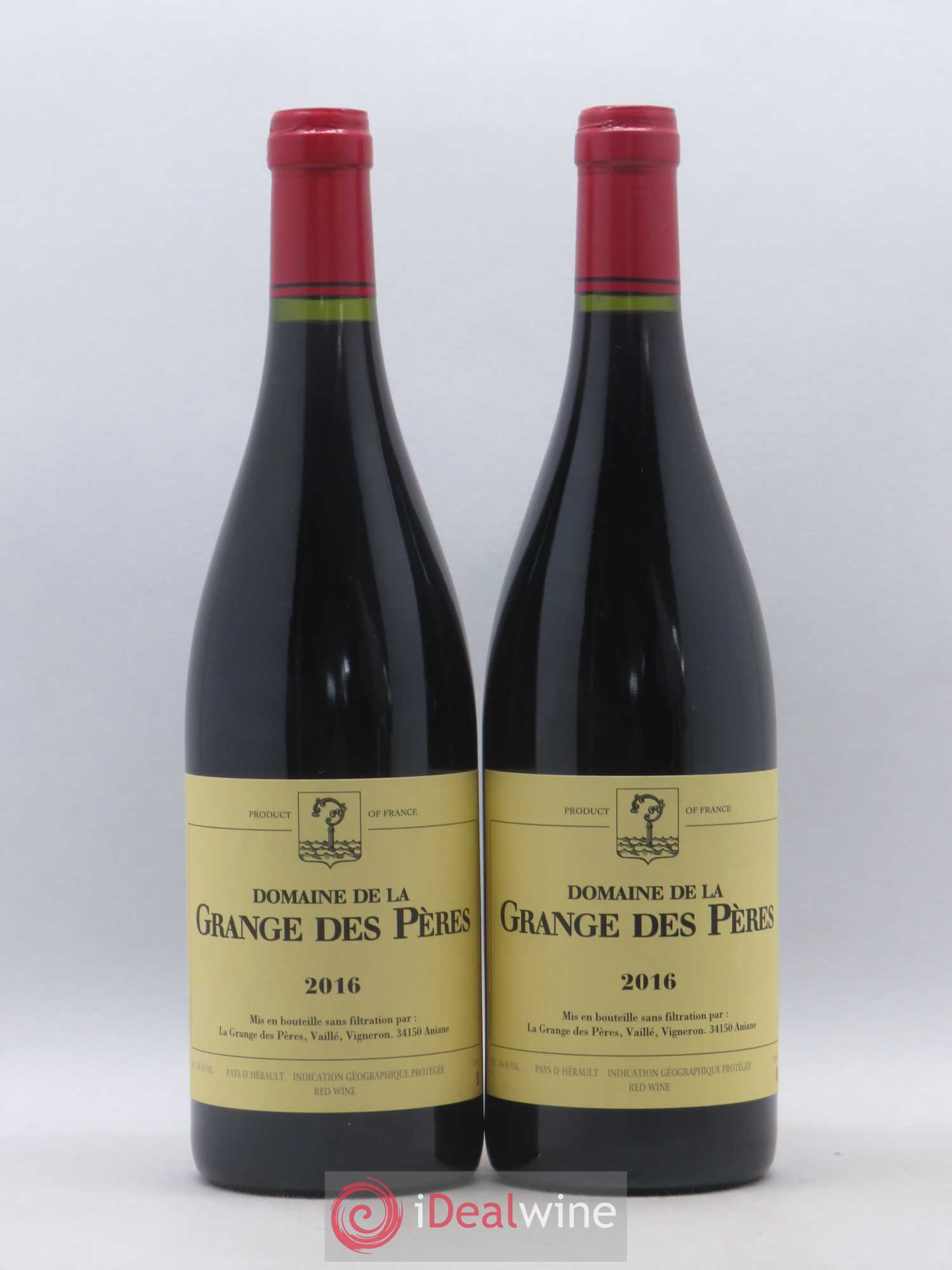 Pays d'Hérault Grange des Pères Laurent Vaillé 2016 - Lot de 2 bouteilles - 0