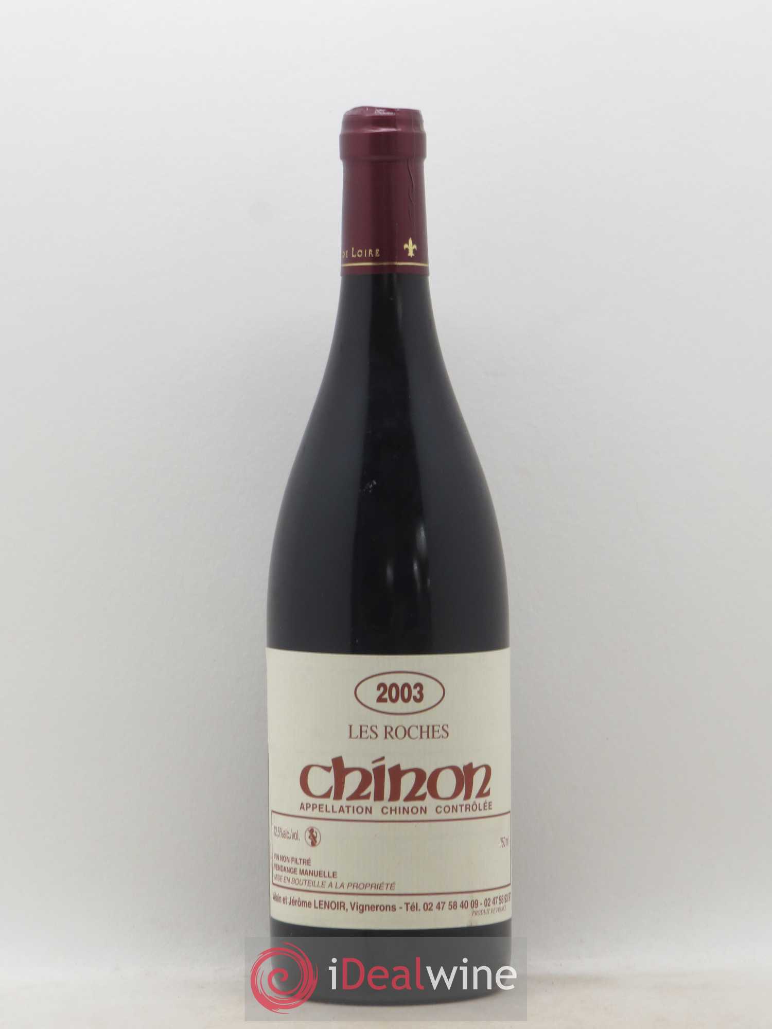 Chinon Les Roches Lenoir (Domaine) 2003 - Lot de 1 bouteille - 0