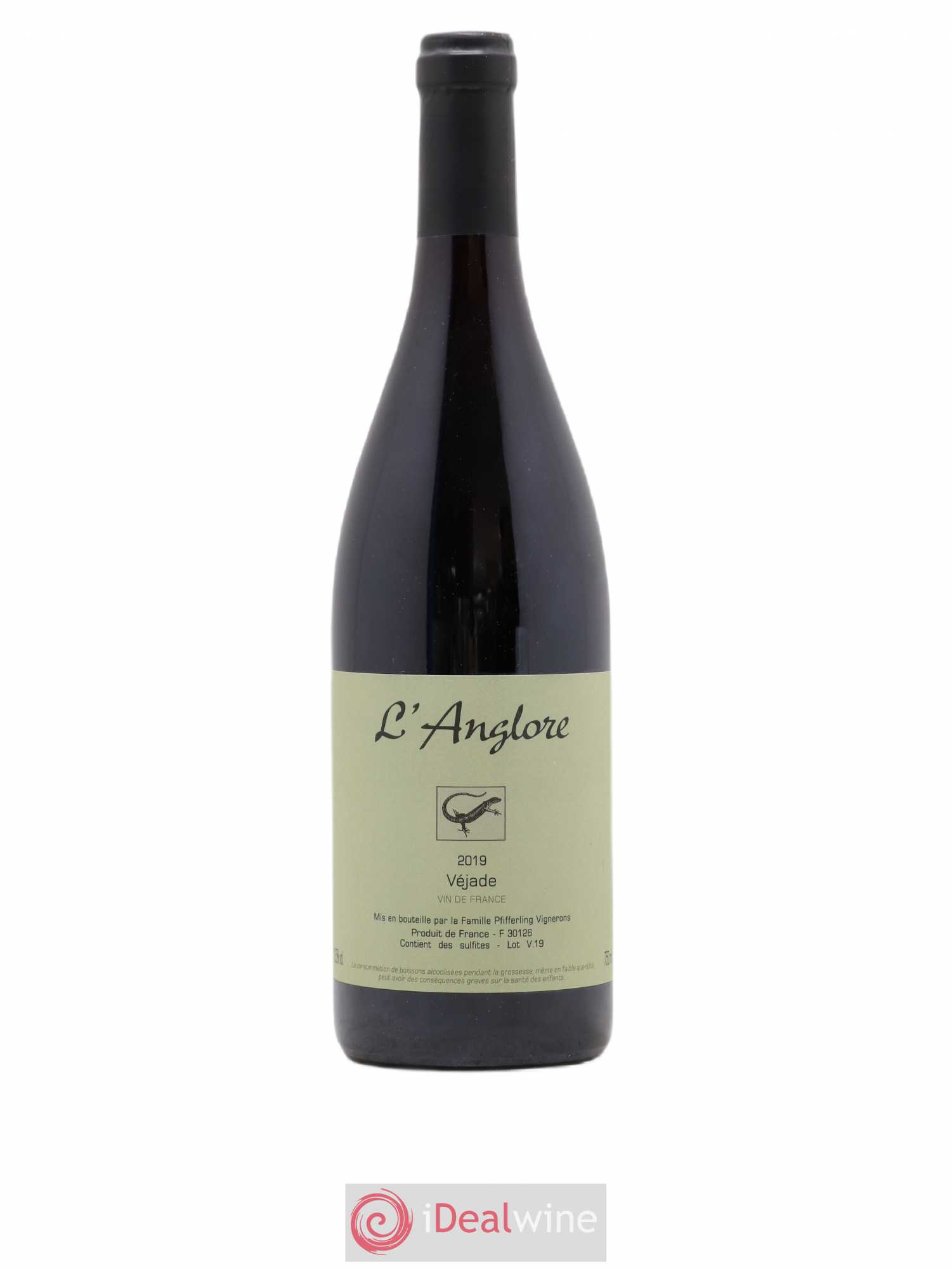 Vin de France Véjade L'Anglore 2019 - Lot de 1 bouteille - 0