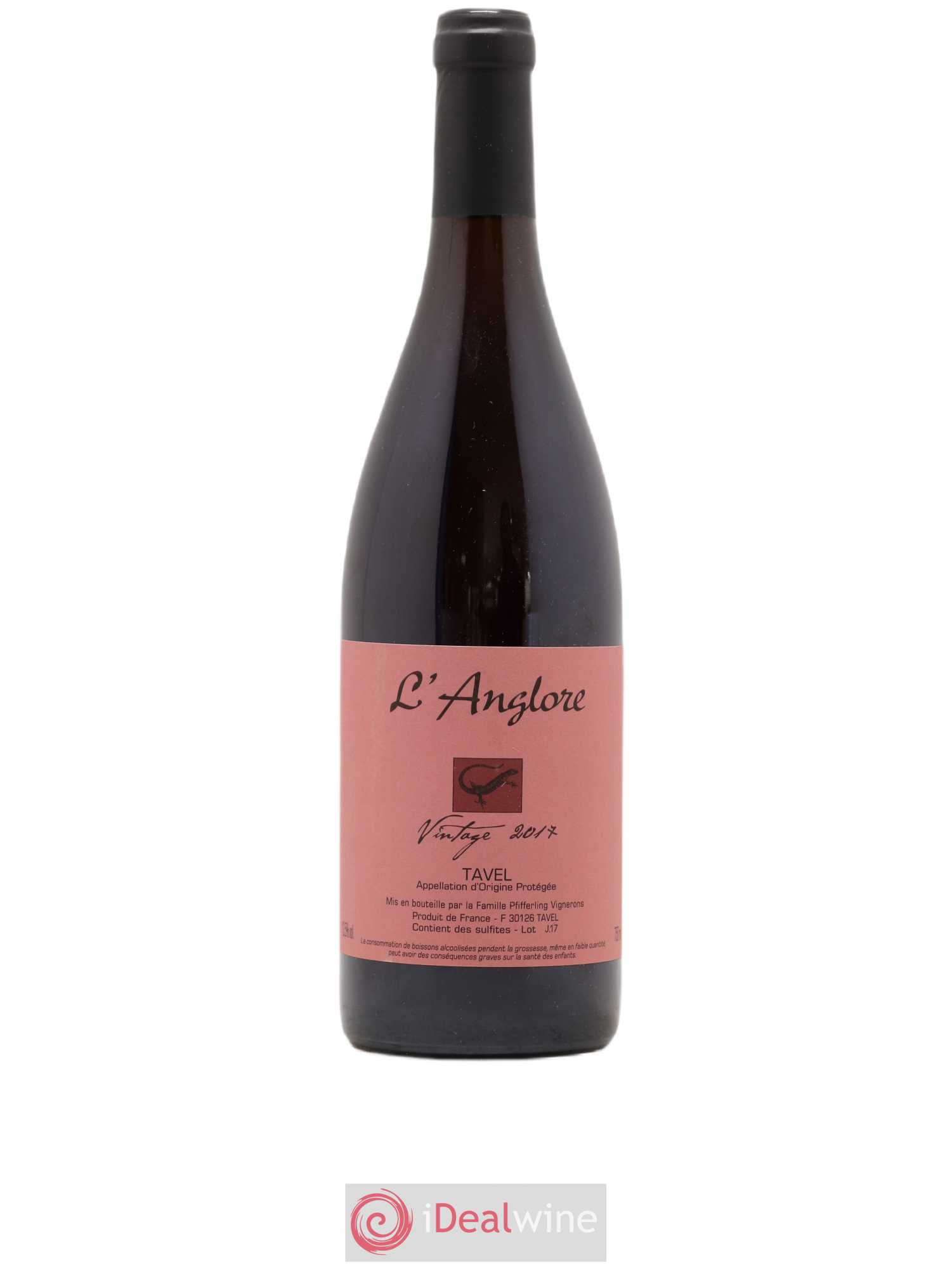 Tavel Vintage L'Anglore (senza prezzo di riserva) 2017 - Lotto di 1 bottiglia - 0
