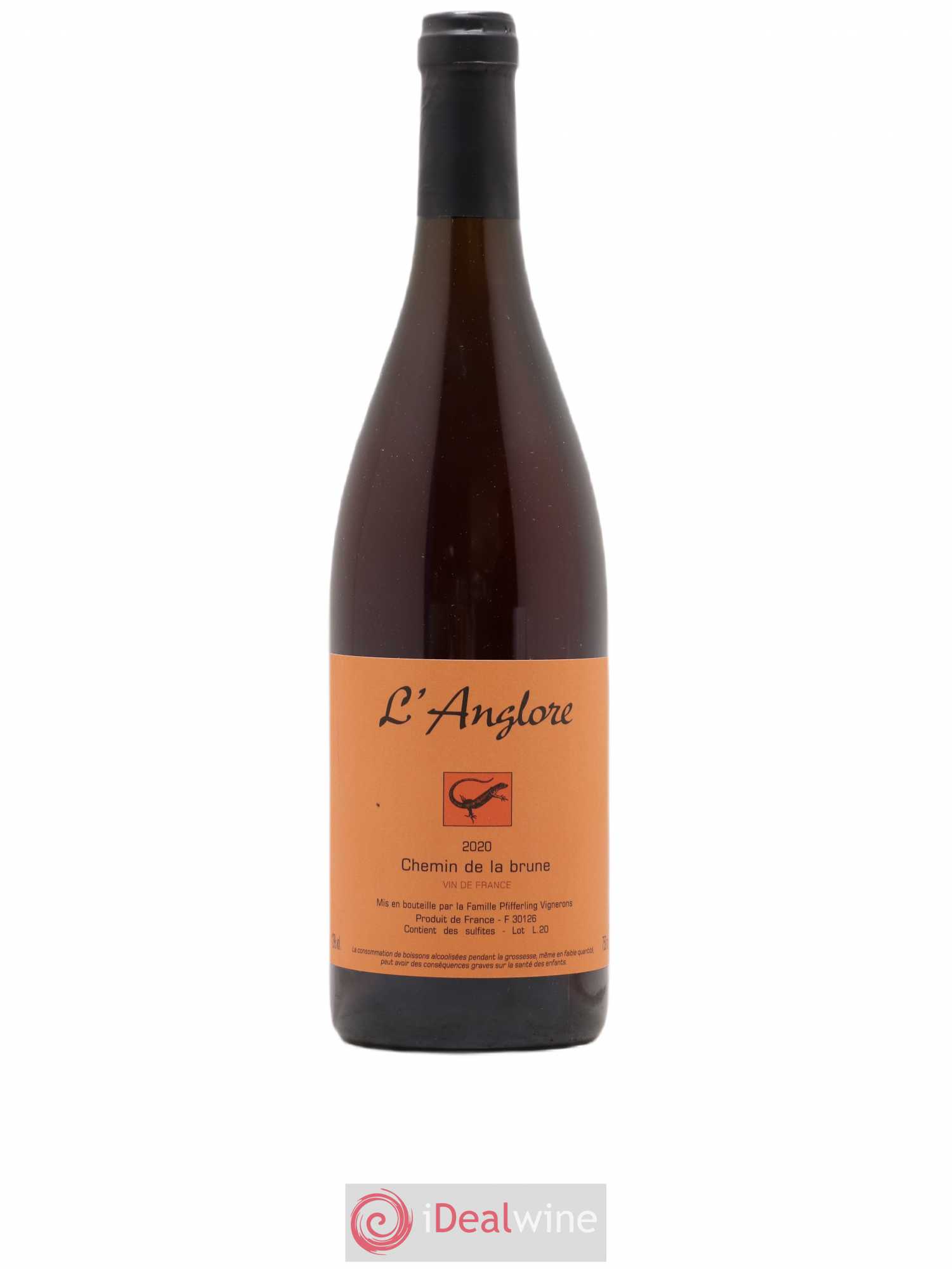 Vin de France Chemin de la brune L'Anglore 2020 - Lot de 1 bouteille - 0