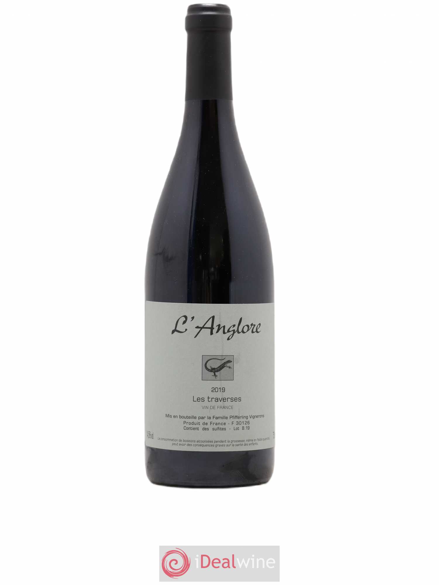 Vin de France Les Traverses L'Anglore 2019 - Lot de 1 bouteille - 0