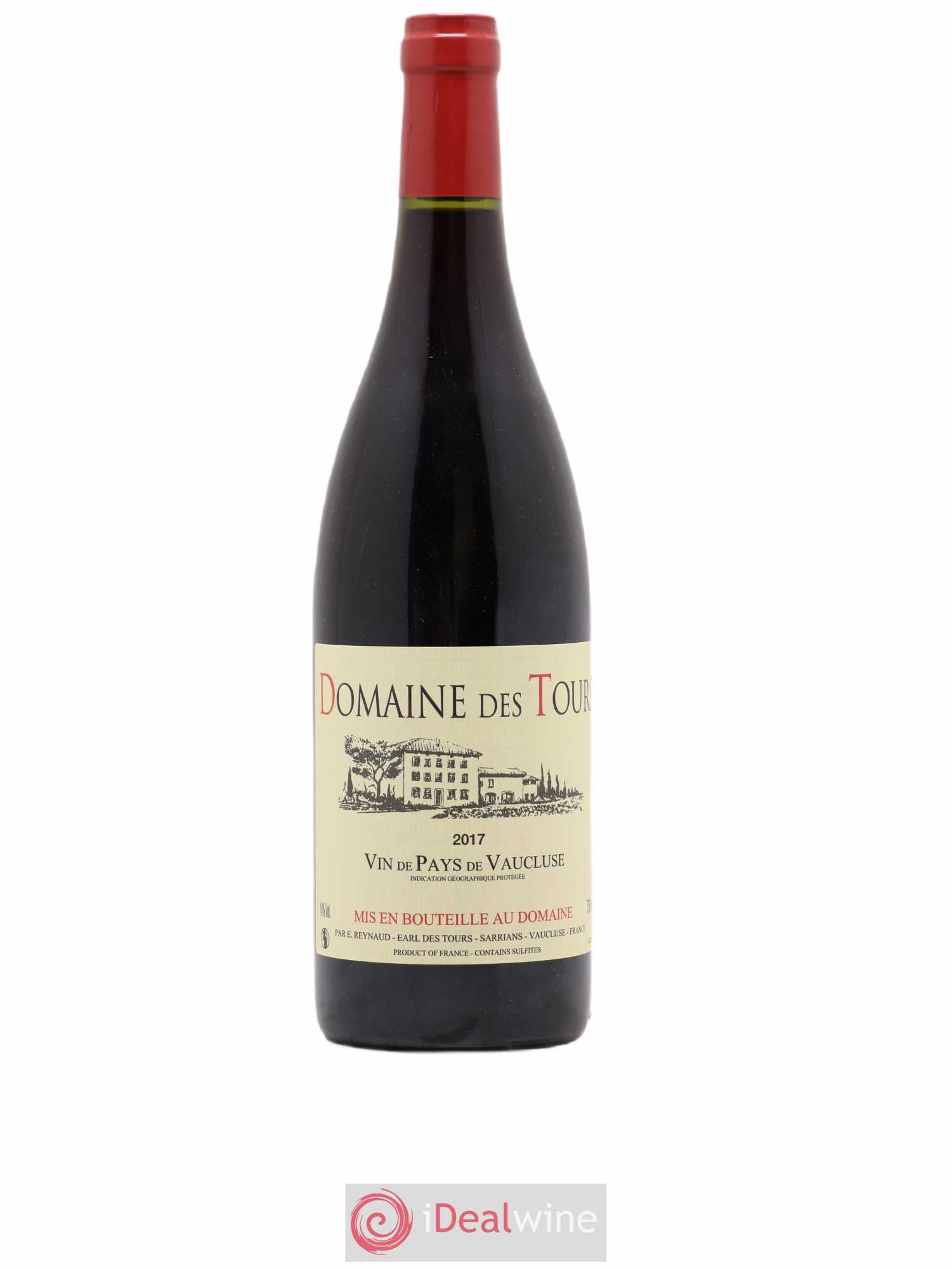Vaucluse (Vin de Pays de Vaucluse) Domaine des Tours Emmanuel Reynaud 2017 - Lot de 1 bouteille - 0