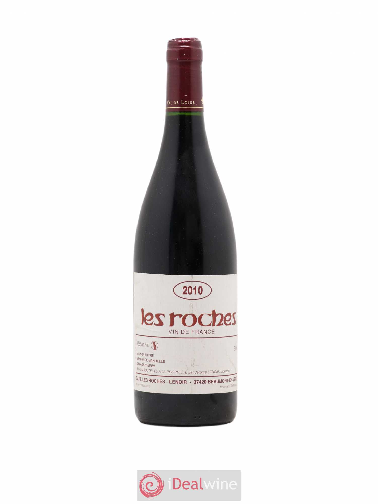 Vin de France Les Roches Lenoir (Domaine) 2010 - Lot de 1 bouteille - 0