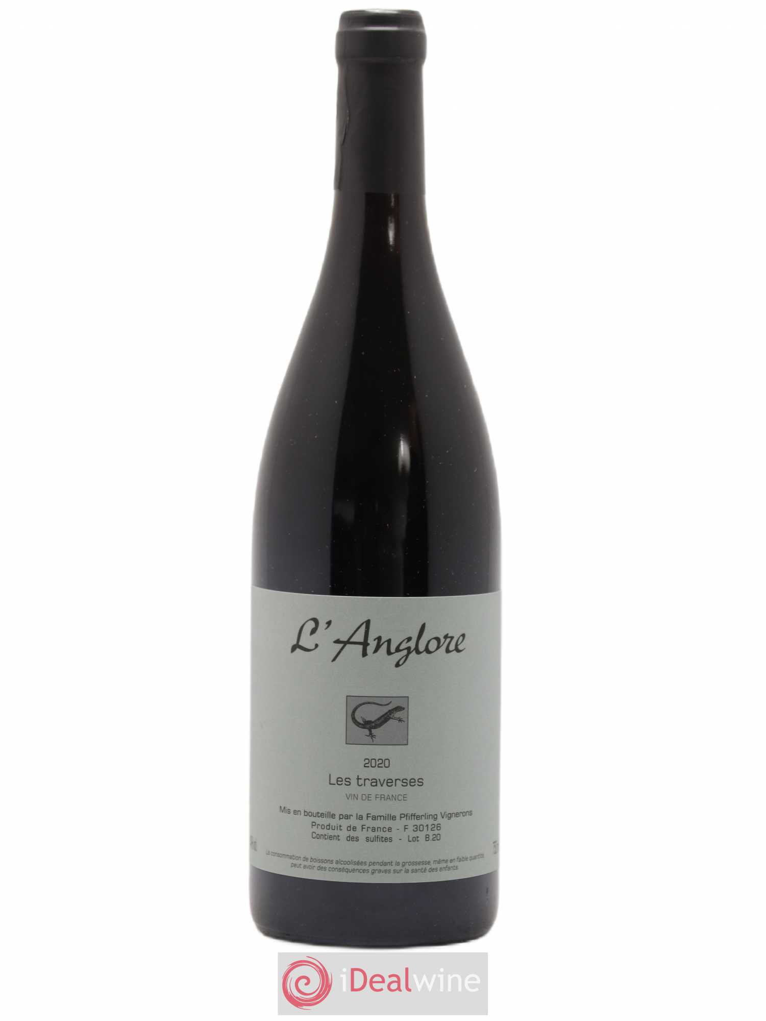 Vin de France Les Traverses L'Anglore 2020 - Lot de 1 bouteille - 0