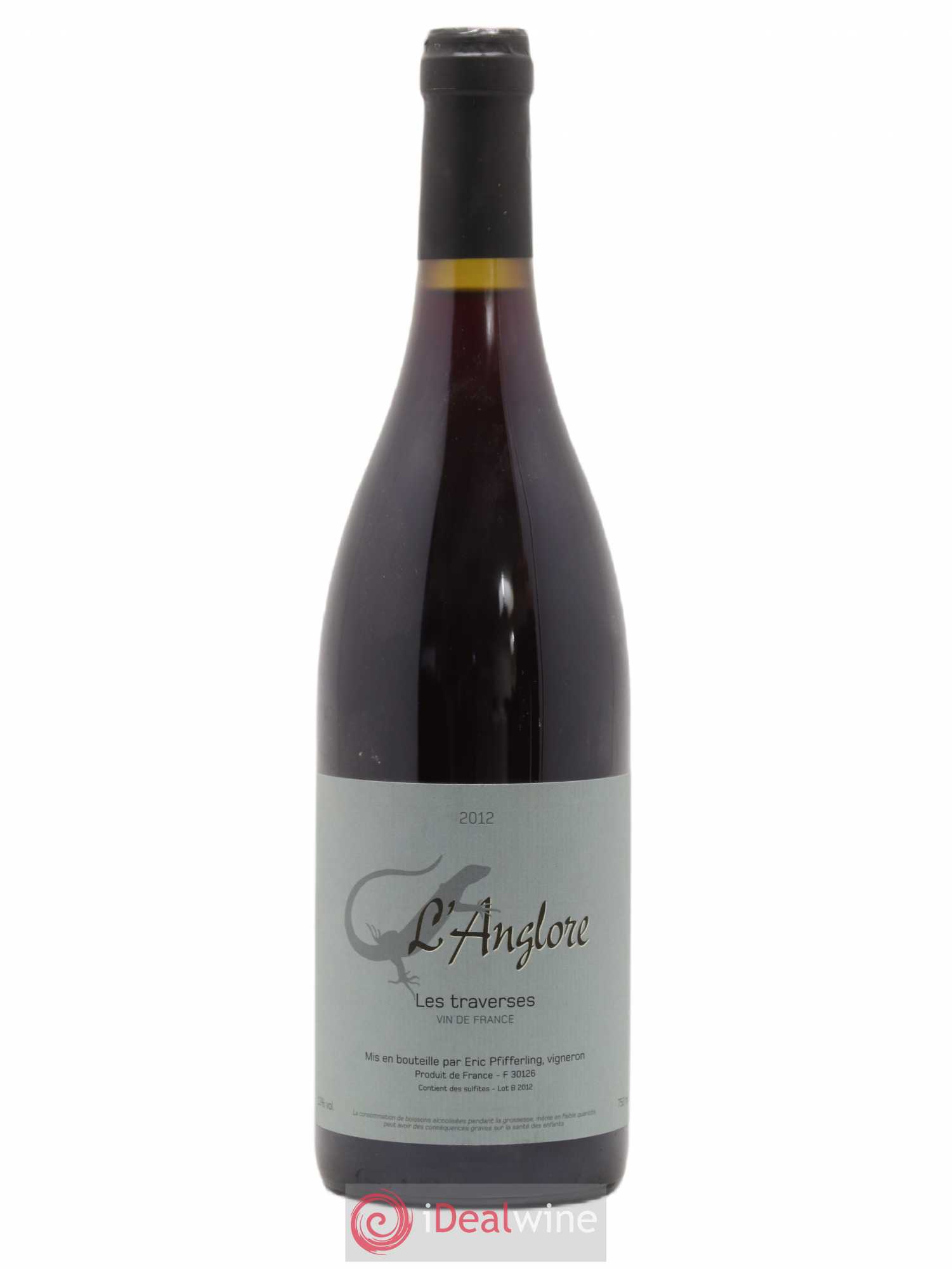 Vin de France Les Traverses L'Anglore 2012 - Lot de 1 bouteille - 0