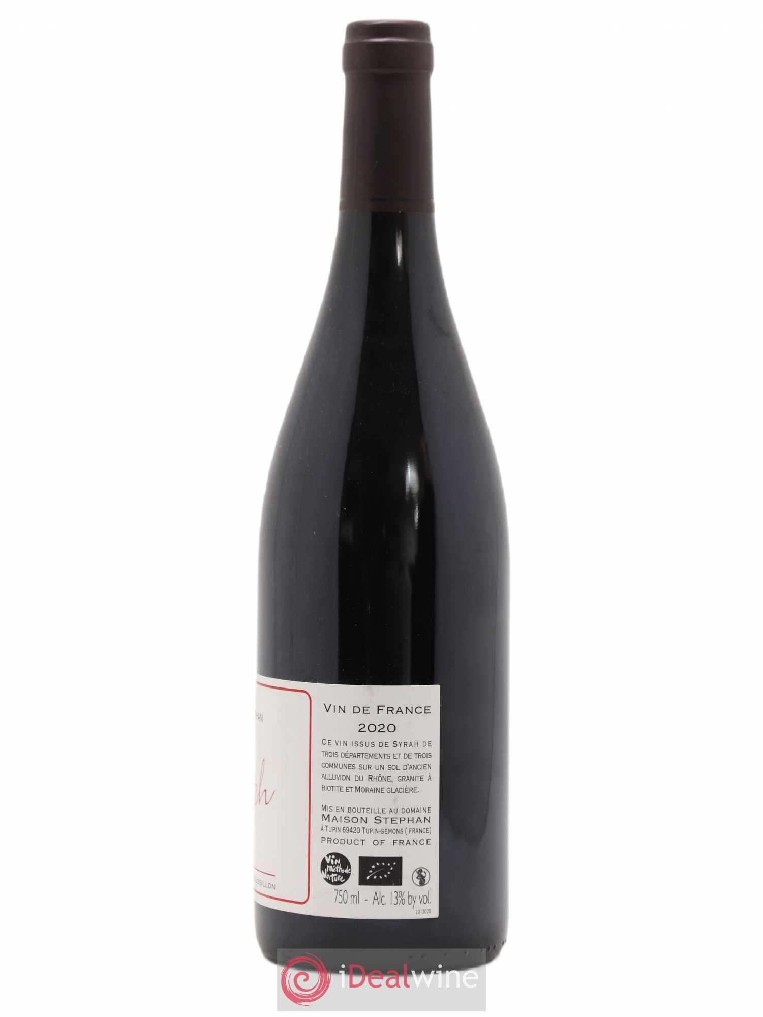 Vin de France Syrah Jean-Michel Stephan (sans prix de réserve) 2020 - Lot de 1 bouteille - 1
