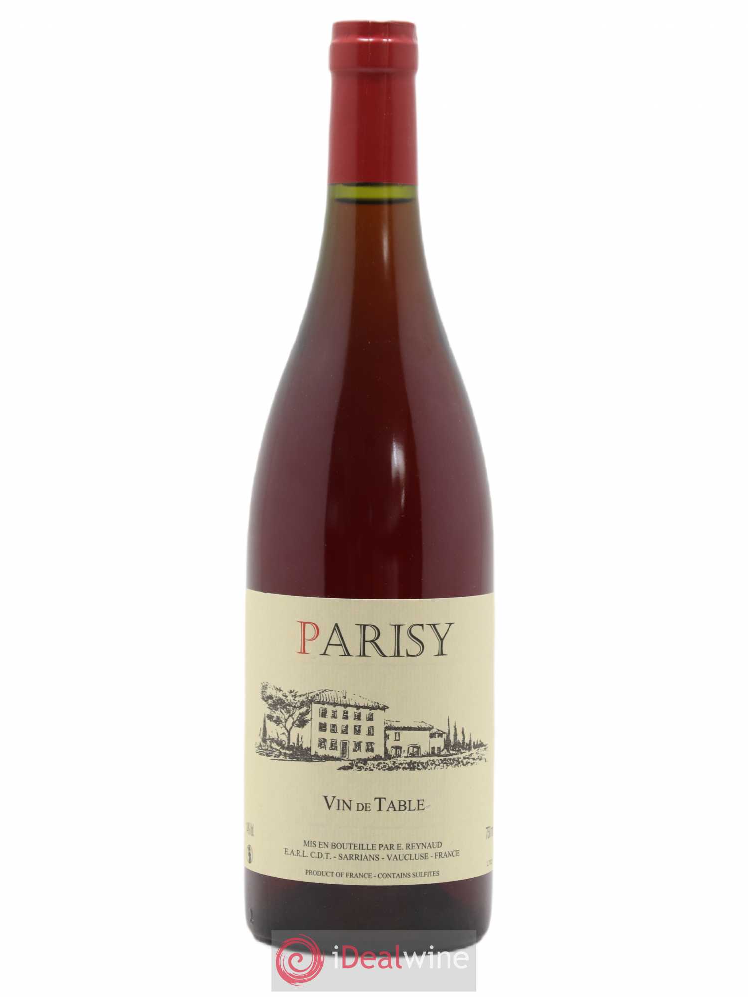 Vin de Table Parisy Emmanuel Reynaud - Lot de 1 bouteille - 0