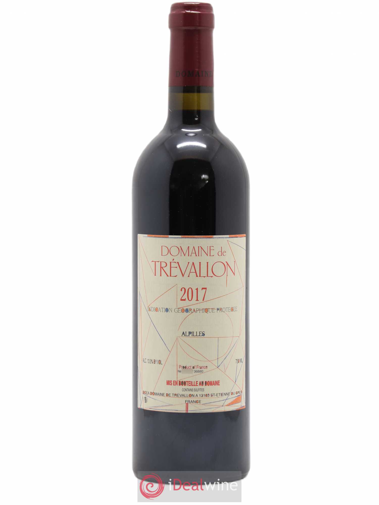 Alpilles Trévallon (Domaine de) Eloi Dürrbach 2017 - Lot de 1 bouteille - 0