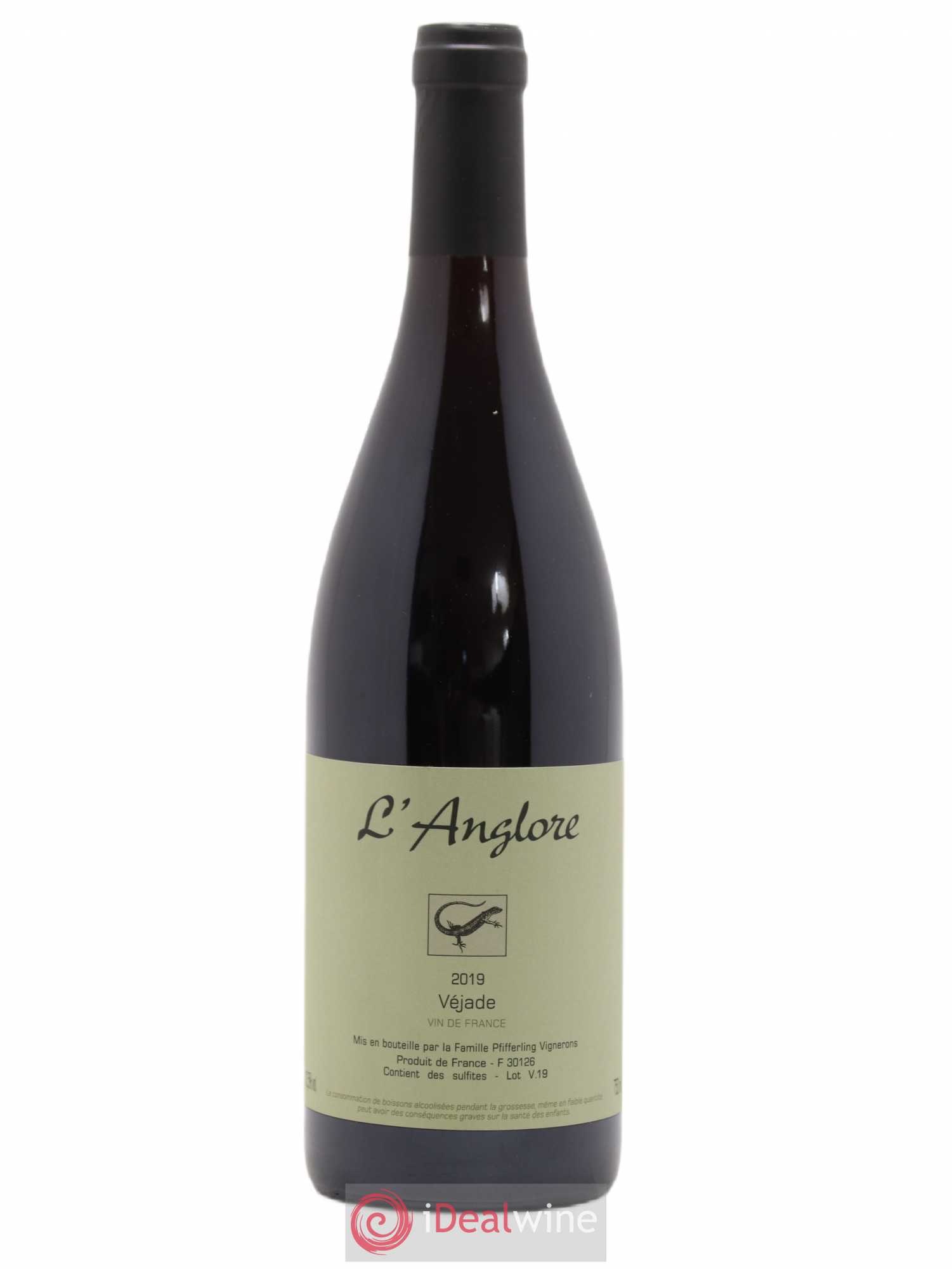 Vin de France Véjade L'Anglore 2019 - Lot de 1 bouteille - 0