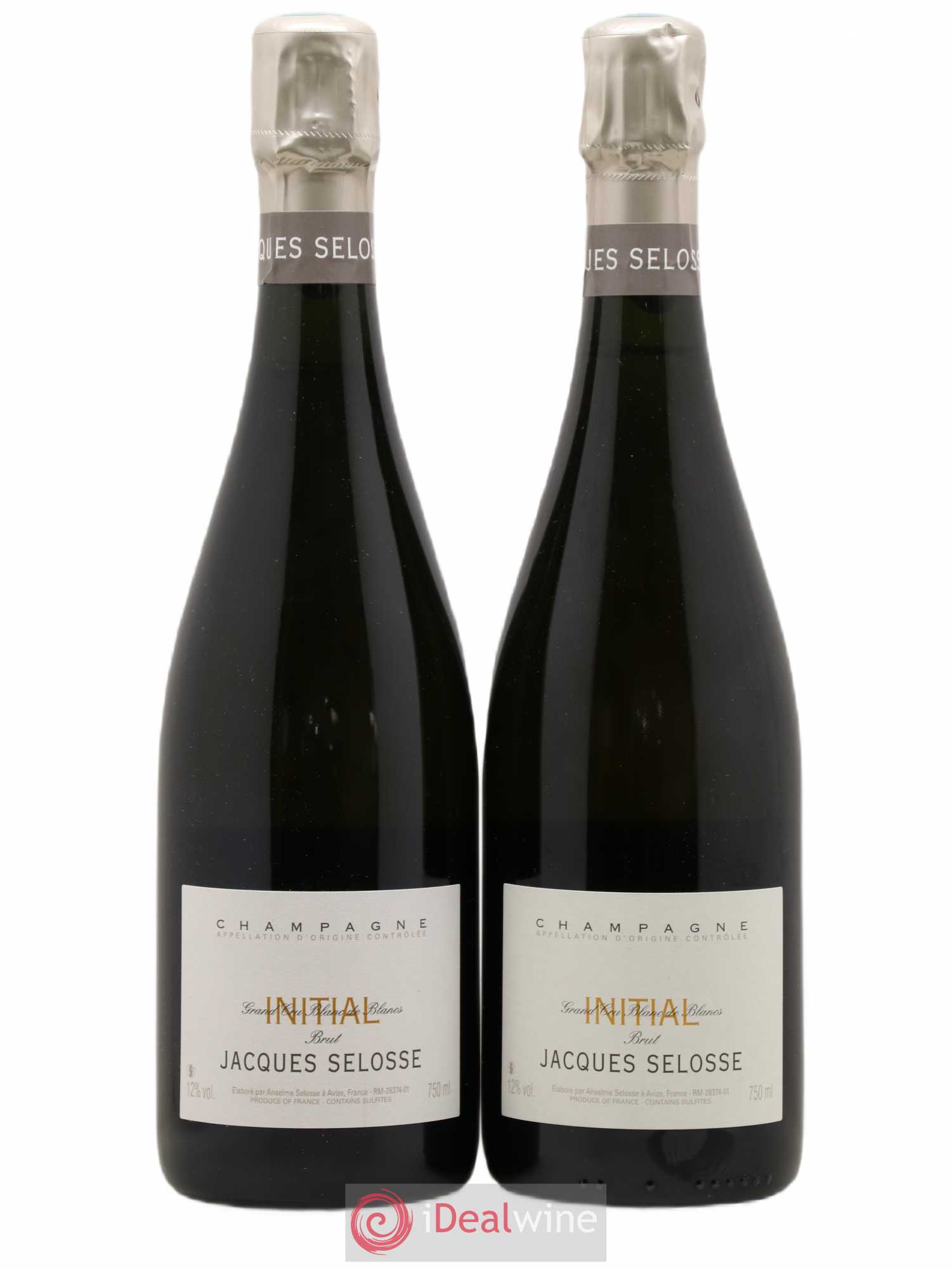 Initial Brut Jacques Selosse - Lot de 2 bouteilles - 0