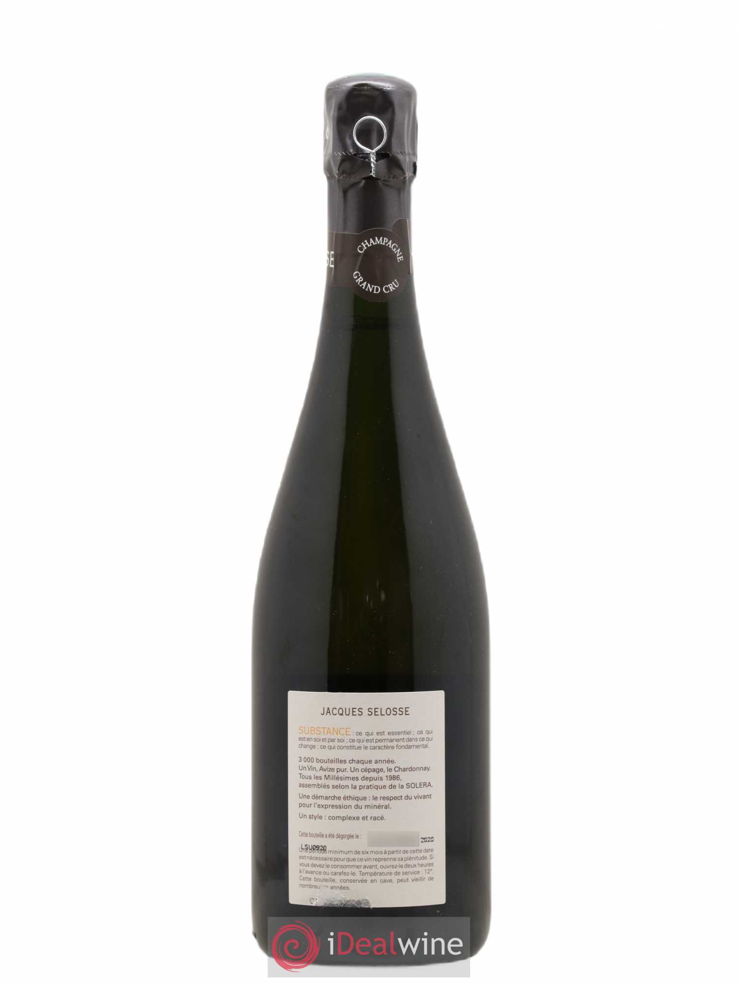 Substance Jacques Selosse - Lot de 1 bouteille - 1