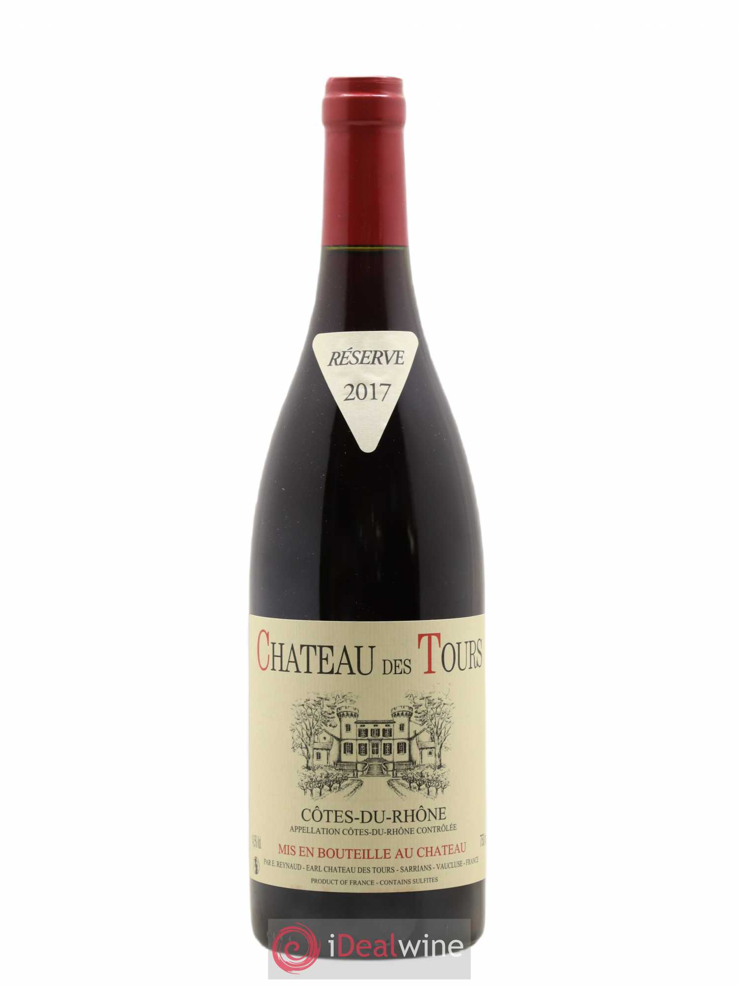 Côtes-du-Rhône Château des Tours Emmanuel Reynaud 2017 - Lot de 1 bouteille - 0