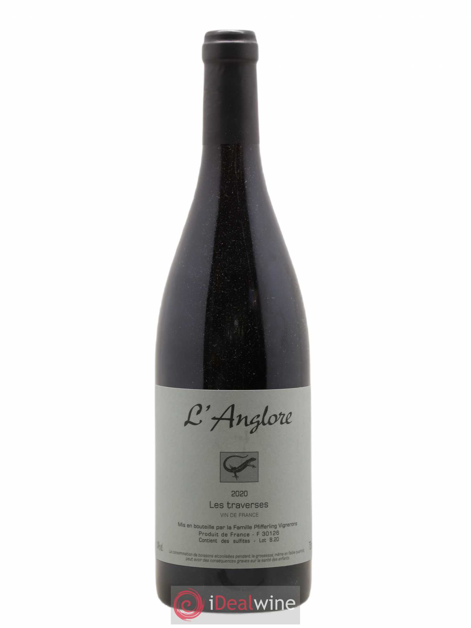 Vin de France Les Traverses L'Anglore 2020 - Lot de 1 bouteille - 0