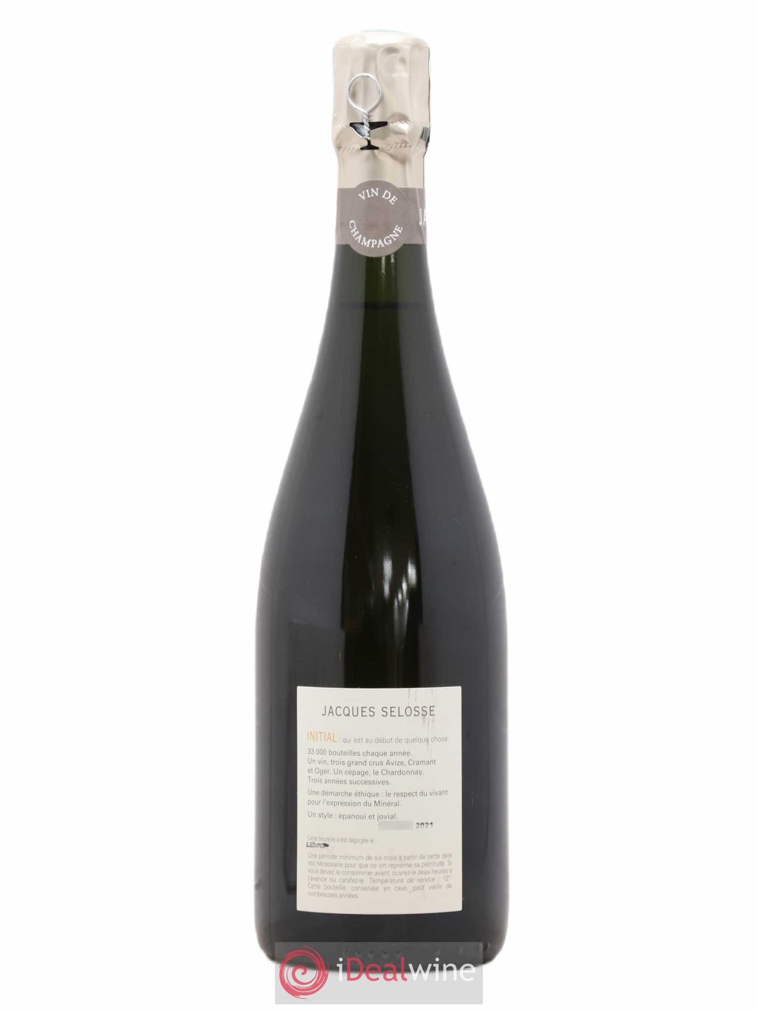 Initial Brut Jacques Selosse - Lot de 1 bouteille - 1