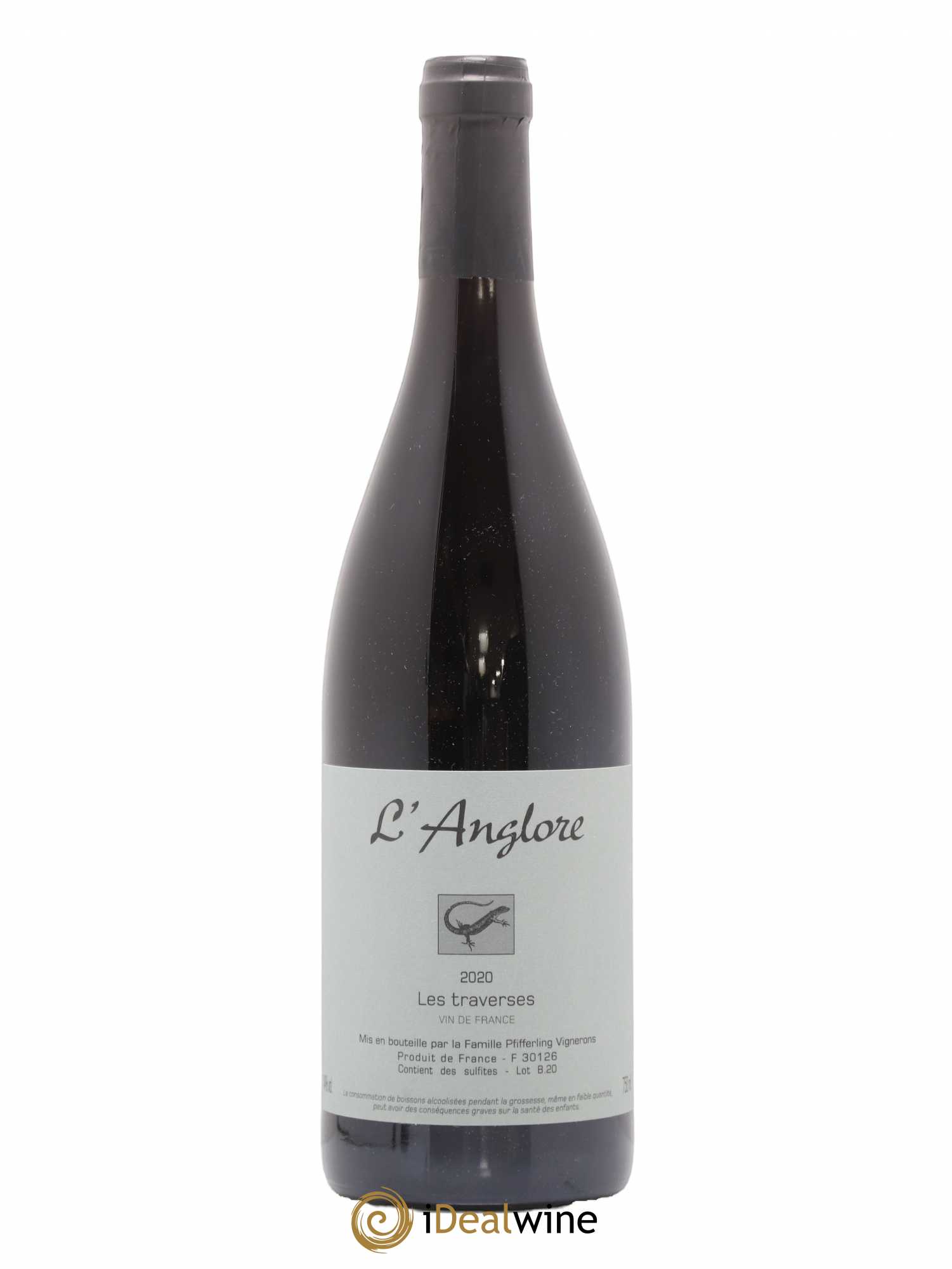 Vin de France Les Traverses L'Anglore (sans prix de réserve) 2020 - Lot de 1 bouteille - 0