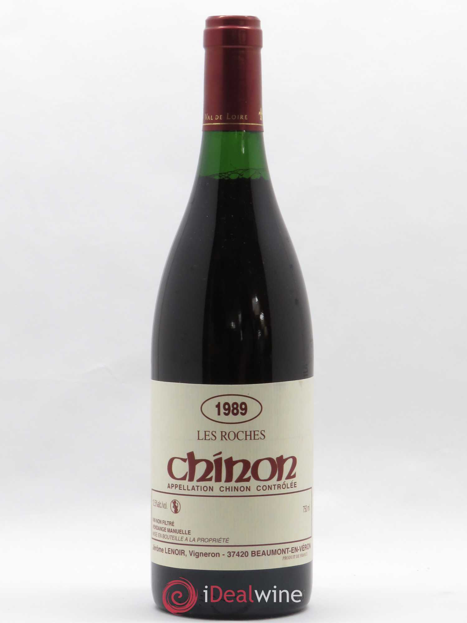 Chinon Les Roches Lenoir (Domaine) 1989 - Lot de 1 bouteille - 0