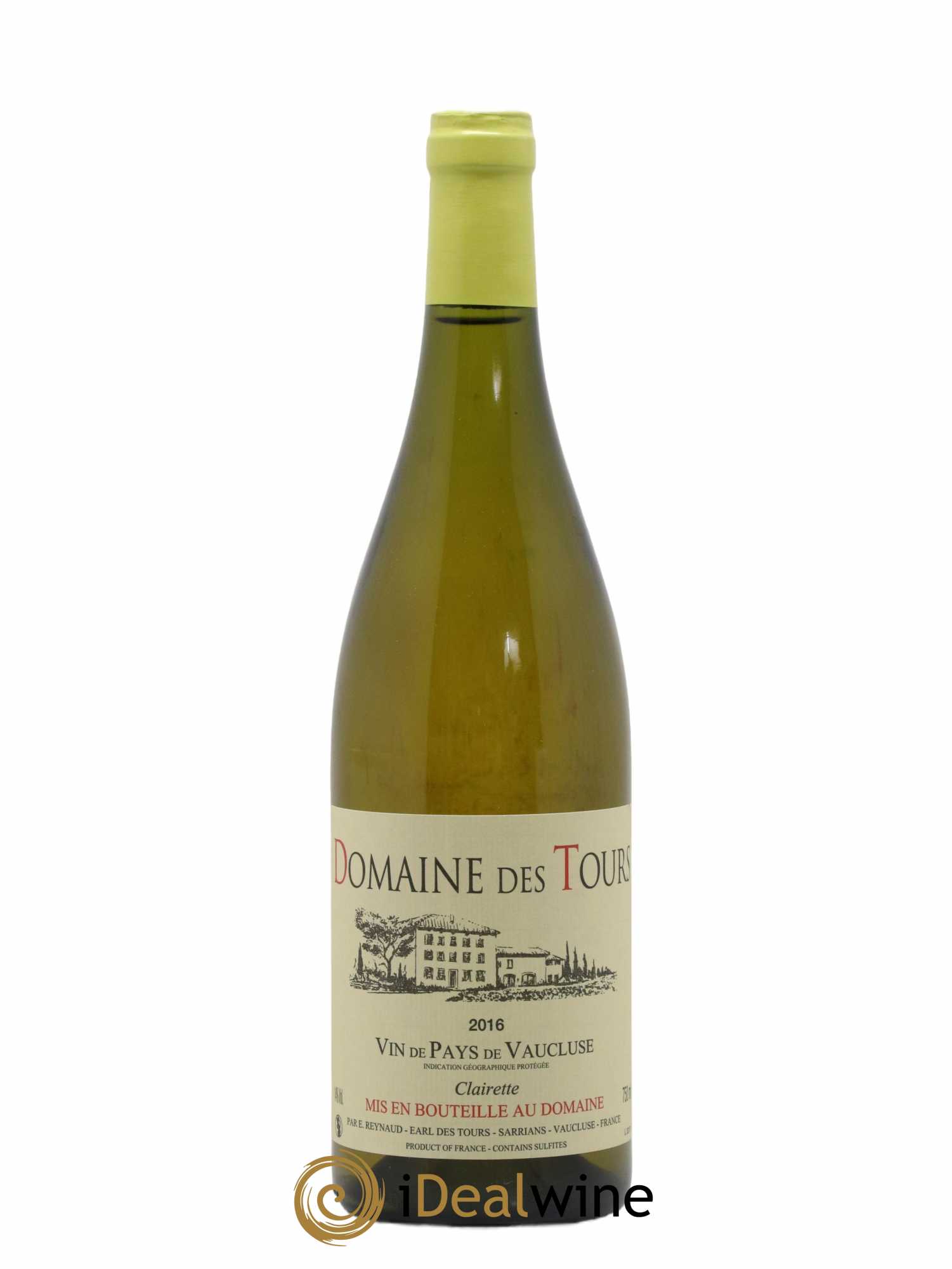 Vaucluse (Vin de Pays de Vaucluse) Domaine des Tours Emmanuel Reynaud (sans prix de réserve) 2016 - Lot de 1 bouteille - 0