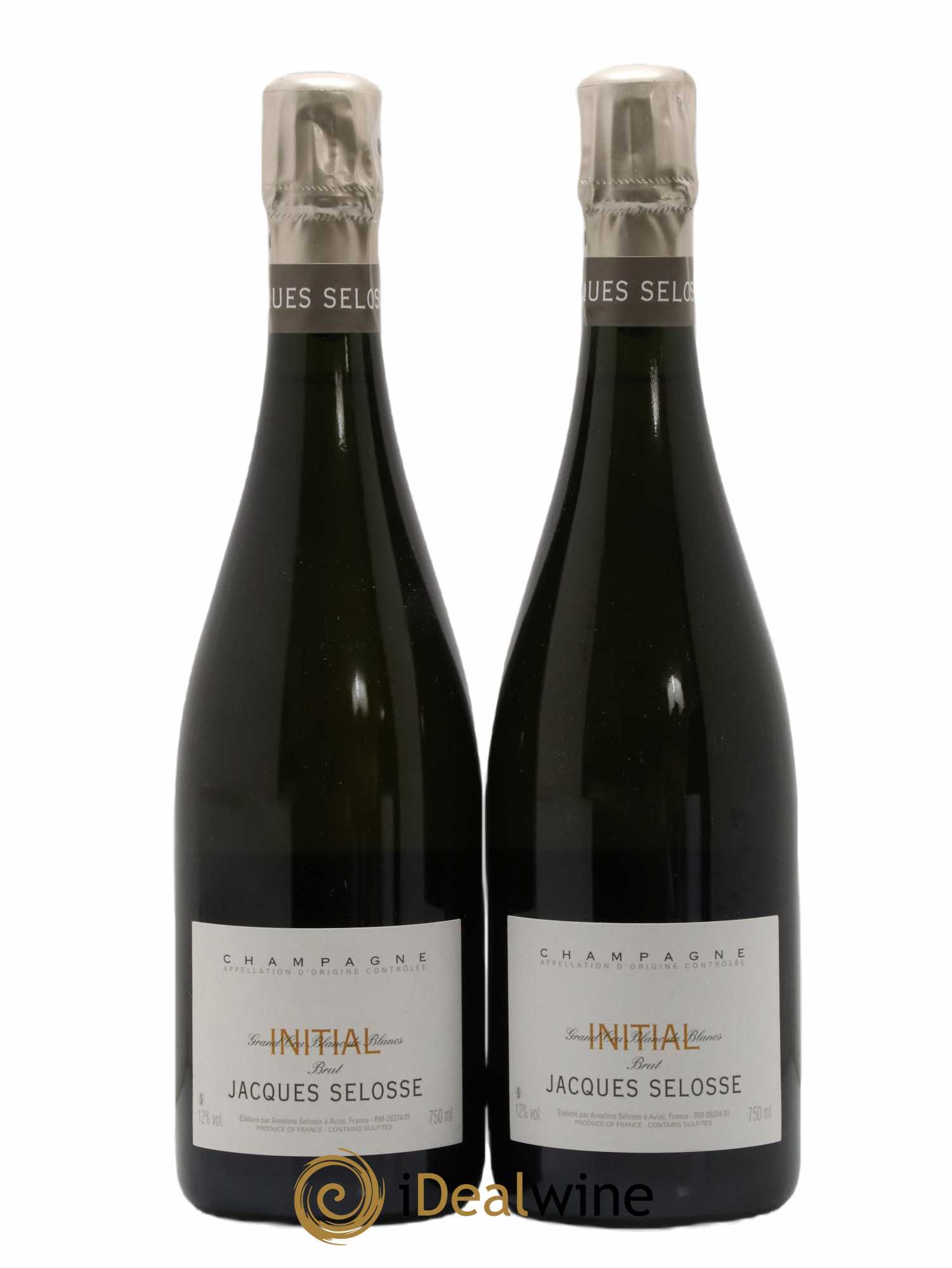 Initial Brut Jacques Selosse (sans prix de réserve) - Lot de 2 bouteilles - 0