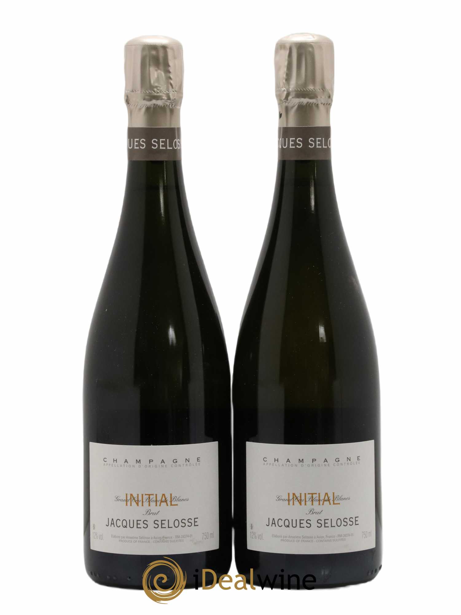 Initial Brut Jacques Selosse (sans prix de réserve) - Lot de 2 bouteilles - 0
