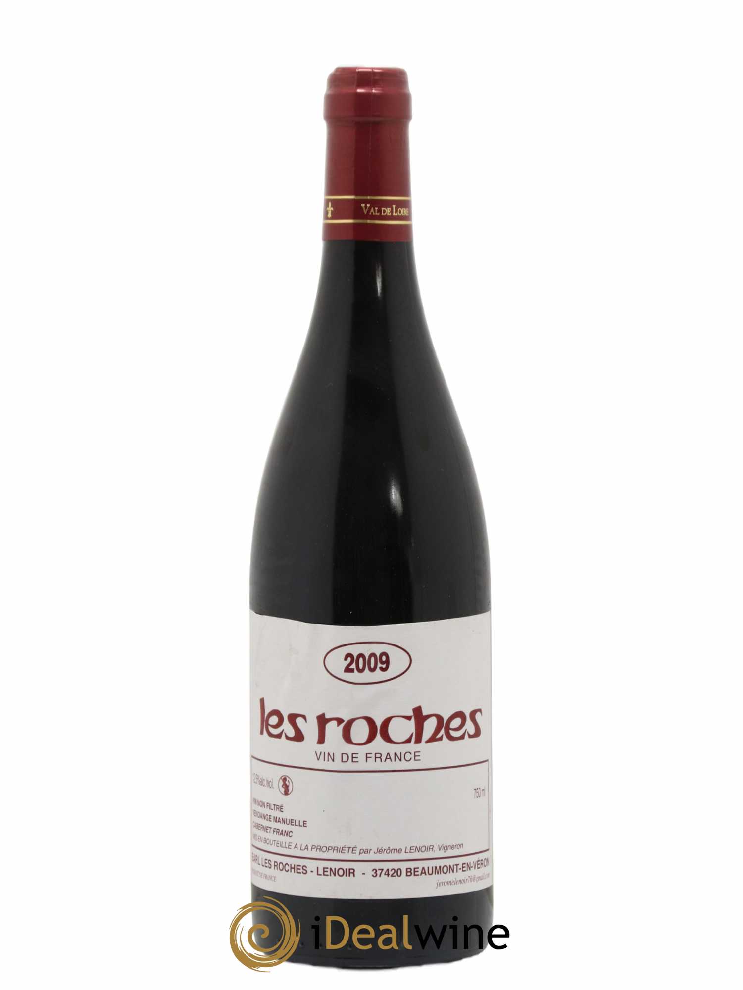Vin de France Les Roches Lenoir (Domaine) 2009 - Lot de 1 bouteille - 0
