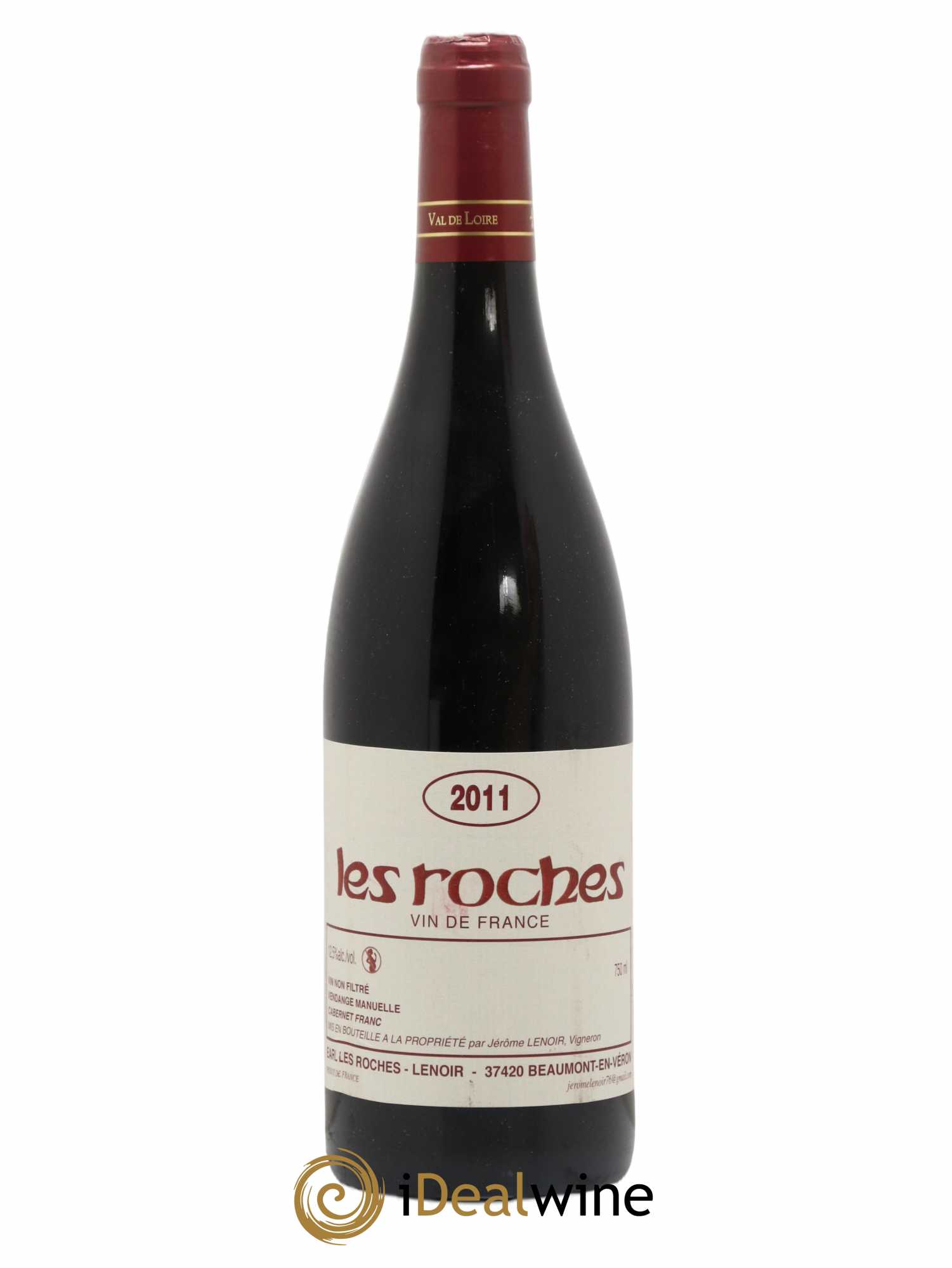 Vin de France Les Roches Lenoir (Domaine) 2011 - Lot de 1 bouteille - 0