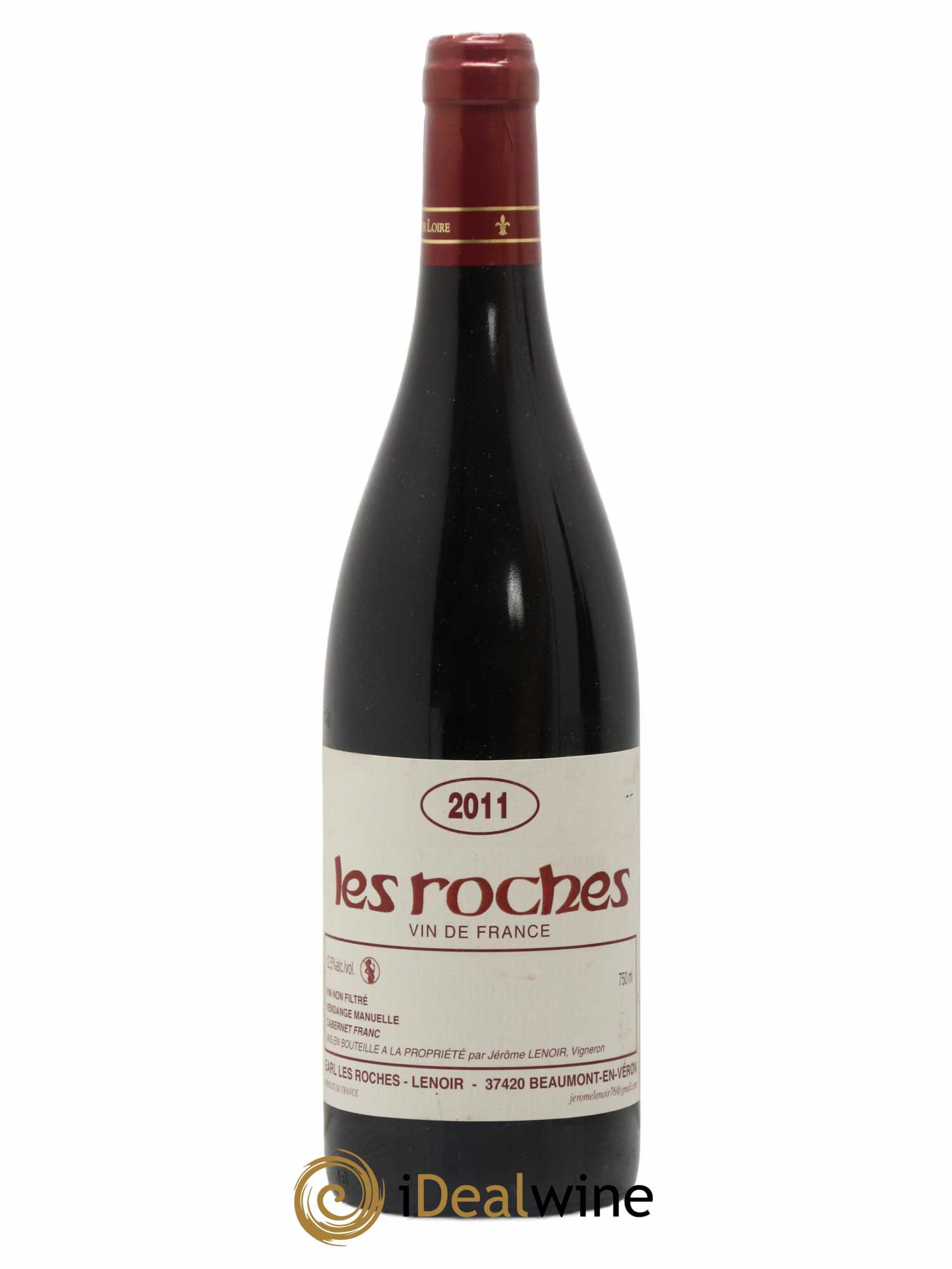 Vin de France Les Roches Lenoir (Domaine) 2011 - Lot de 1 bouteille - 0