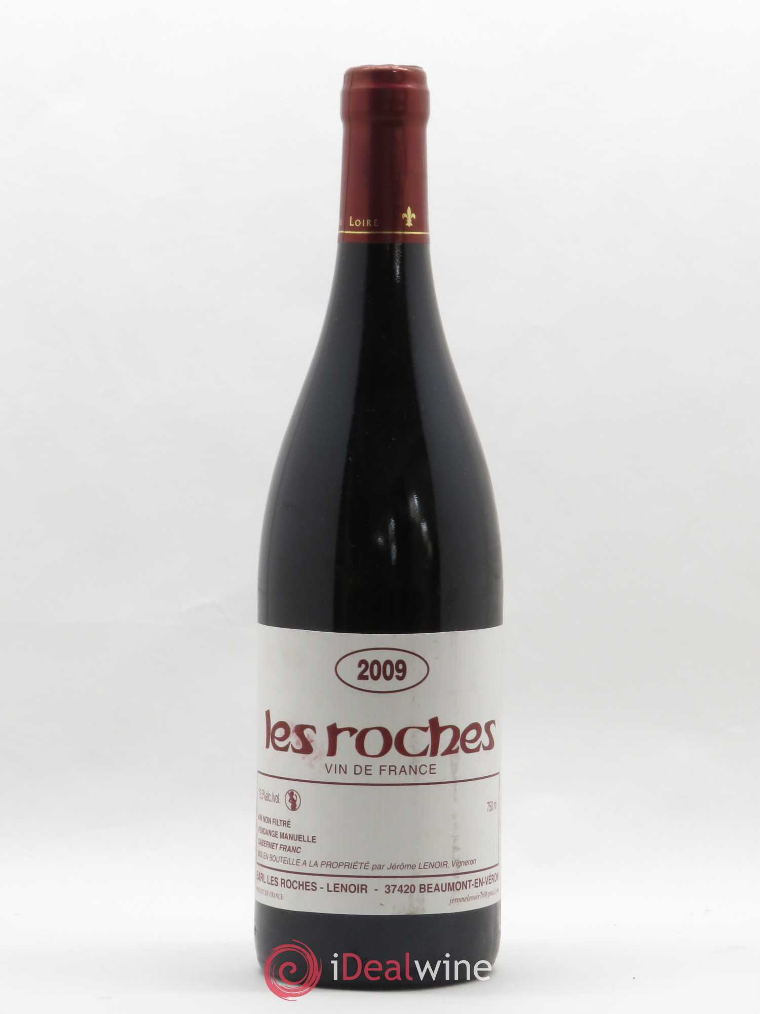 Vin de France Les Roches Domaine Lenoir (sans prix de réserve) 2009 - Posten von 1 Flasche - 0