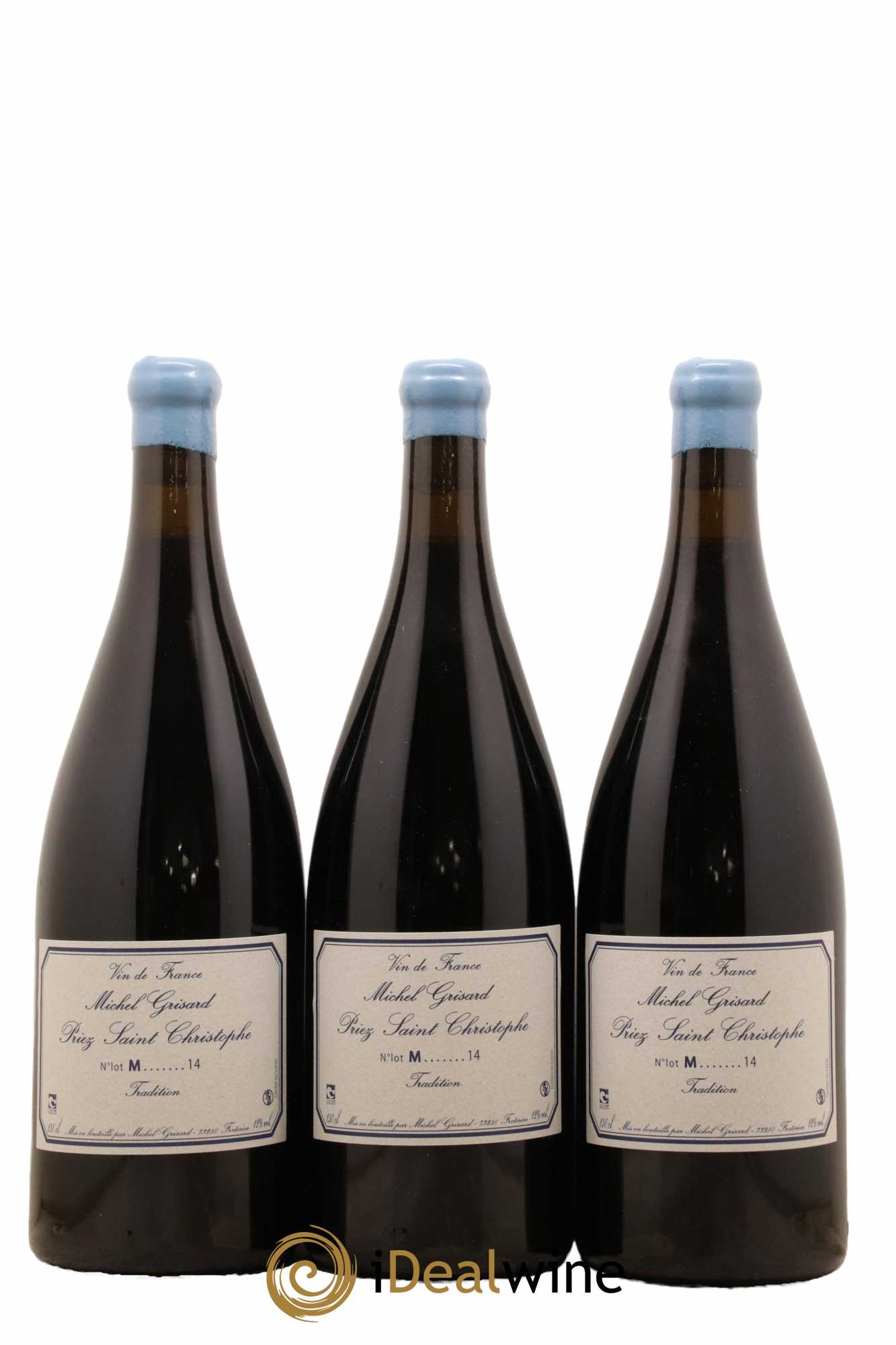 Vin de France Priez Saint Christophe Michel Grisard 2014 - Lot de 3 magnums - 0