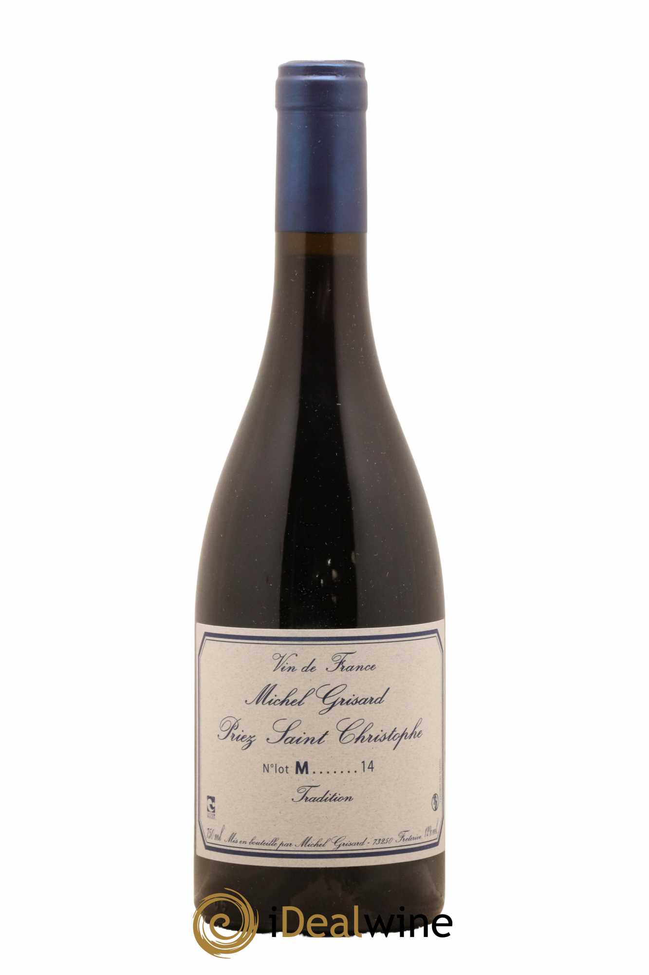 Vin de France Priez Saint Christophe Michel Grisard 2014 - Lot de 1 bouteille - 0
