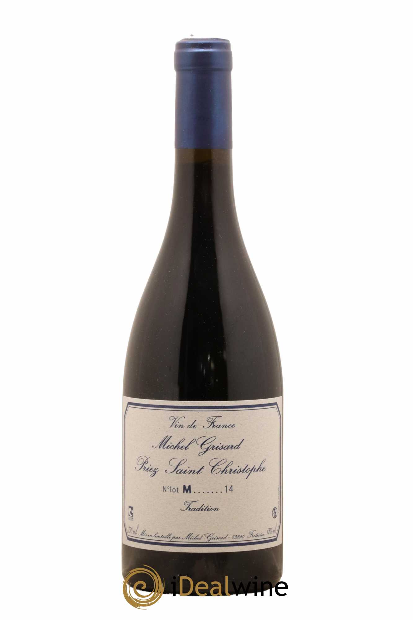 Vin de France Priez Saint Christophe Michel Grisard 2014 - Lot de 1 bouteille - 0