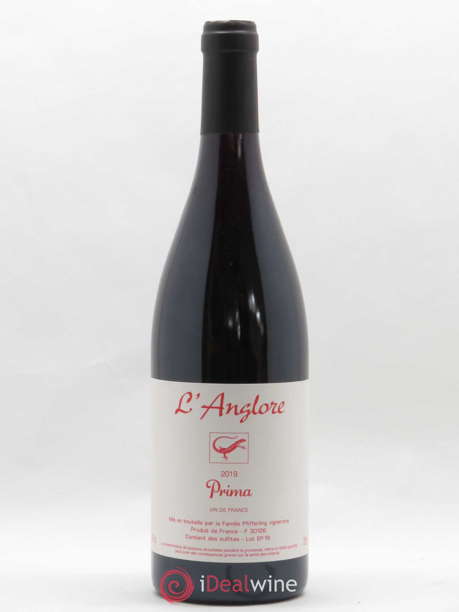 Vin de France Prima L'Anglore (sans prix de réserve) 2019 - Lot de 1 bouteille - 0