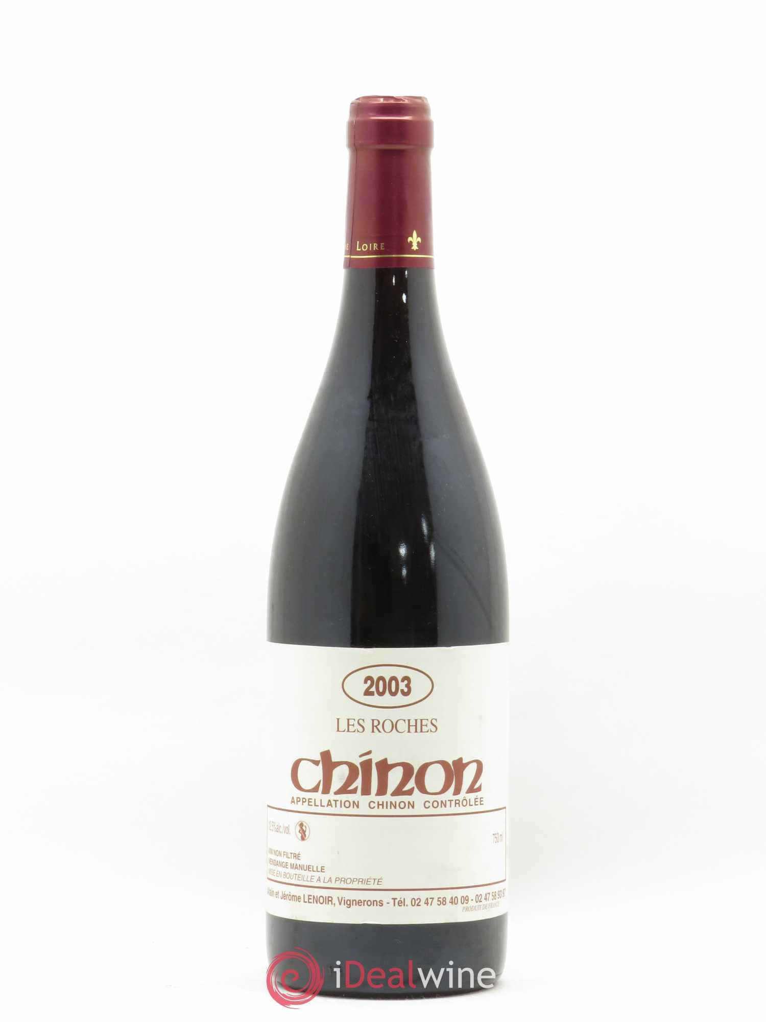 Chinon Les Roches Lenoir (Domaine) 2003 - Lot de 1 bouteille - 0