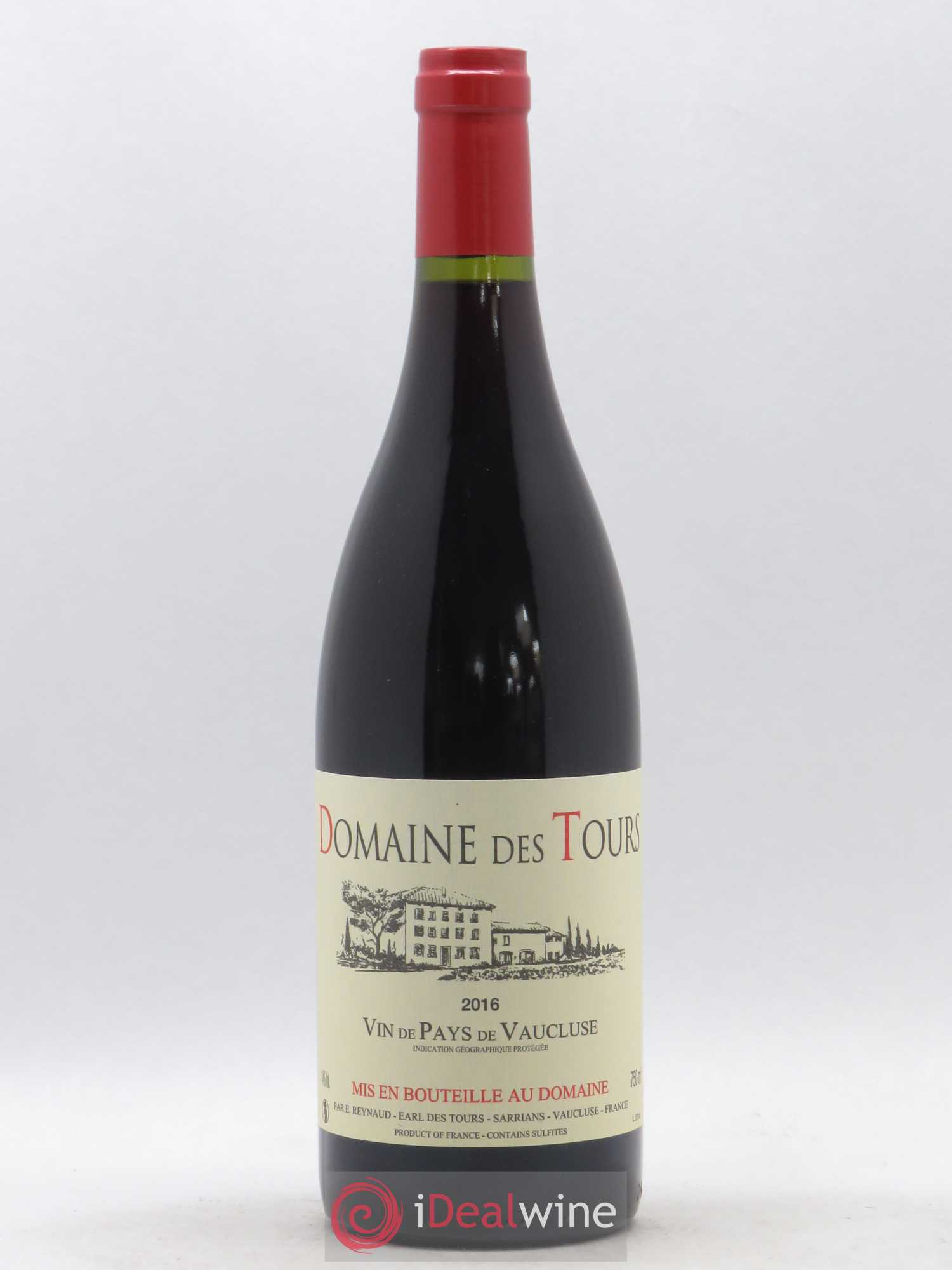 Vaucluse (Vin de Pays de Vaucluse) Domaine des Tours Emmanuel Reynaud 2016 - Lot de 1 bouteille - 0