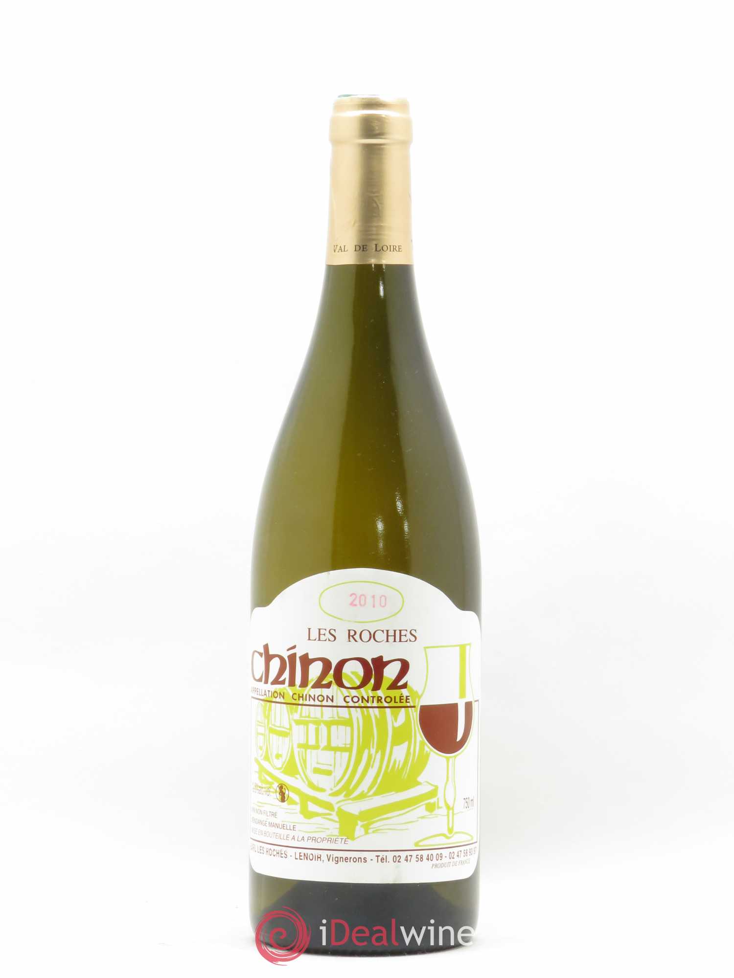 Chinon Les Roches Lenoir 2010 - Posten von 1 Flasche - 0