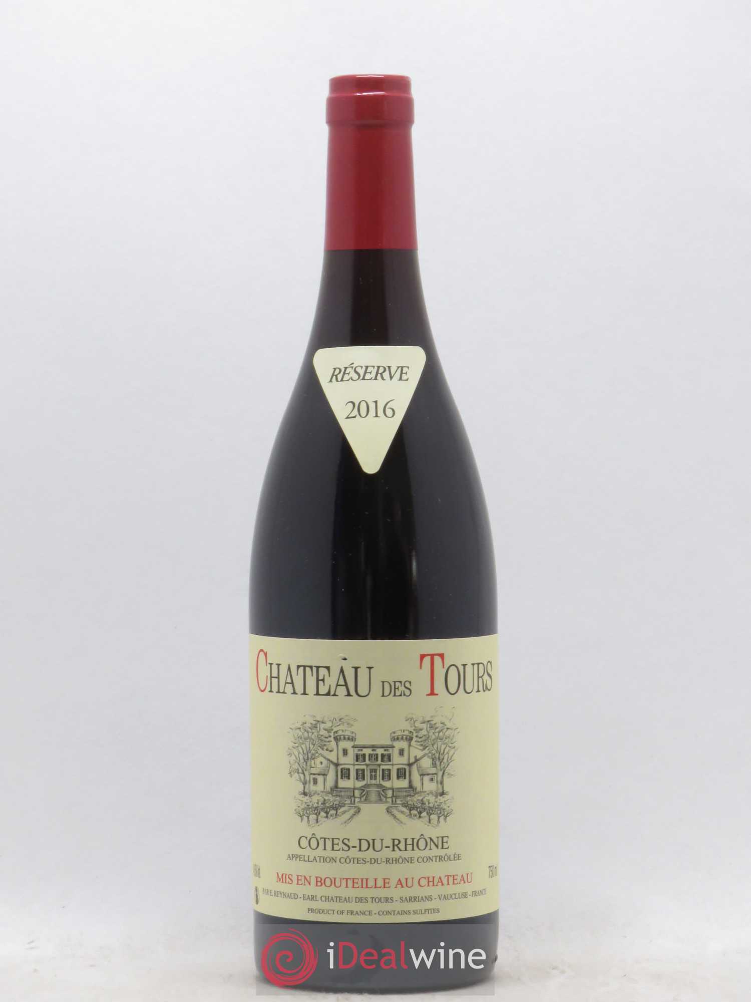 Côtes-du-Rhône Château des Tours Emmanuel Reynaud 2016 - Lot de 1 bouteille - 0