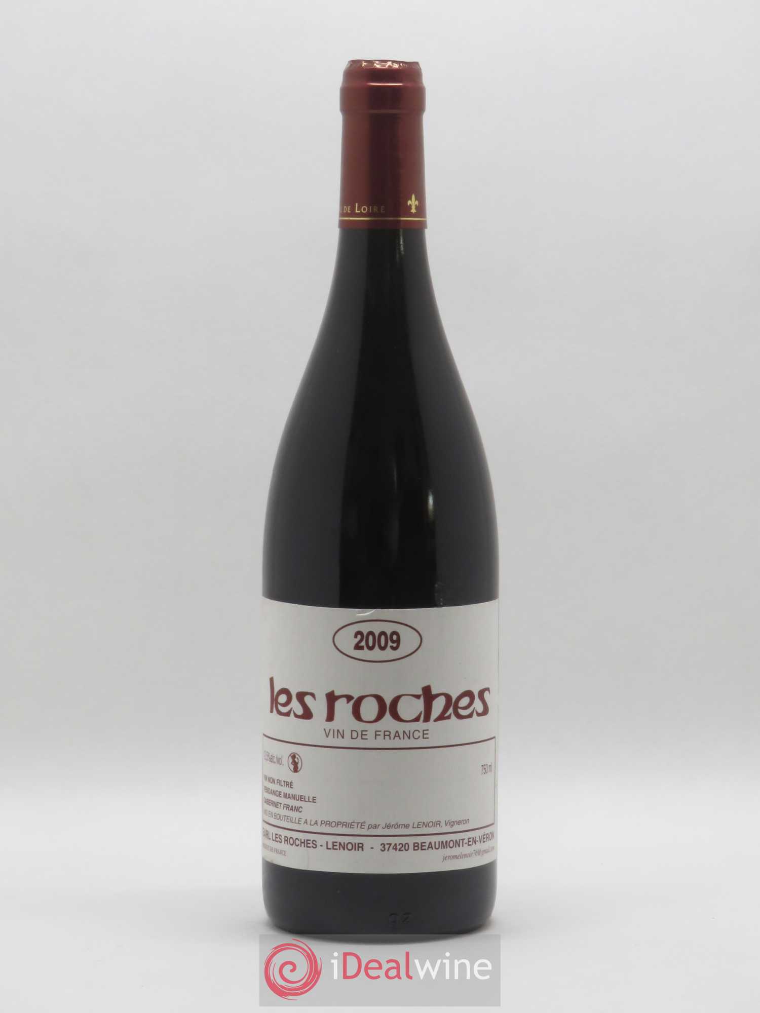 Vin de France Les Roches Lenoir (sans prix de réserve) 2009 - Posten von 1 Flasche - 0