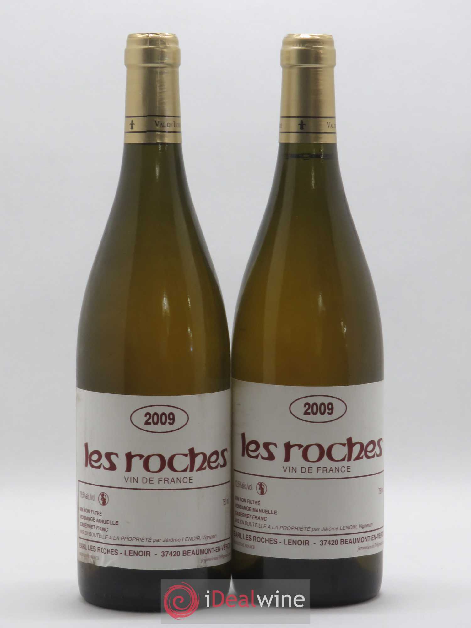 Vin de France Les Roches Lenoir 2009 - Lot de 2 bouteilles - 0