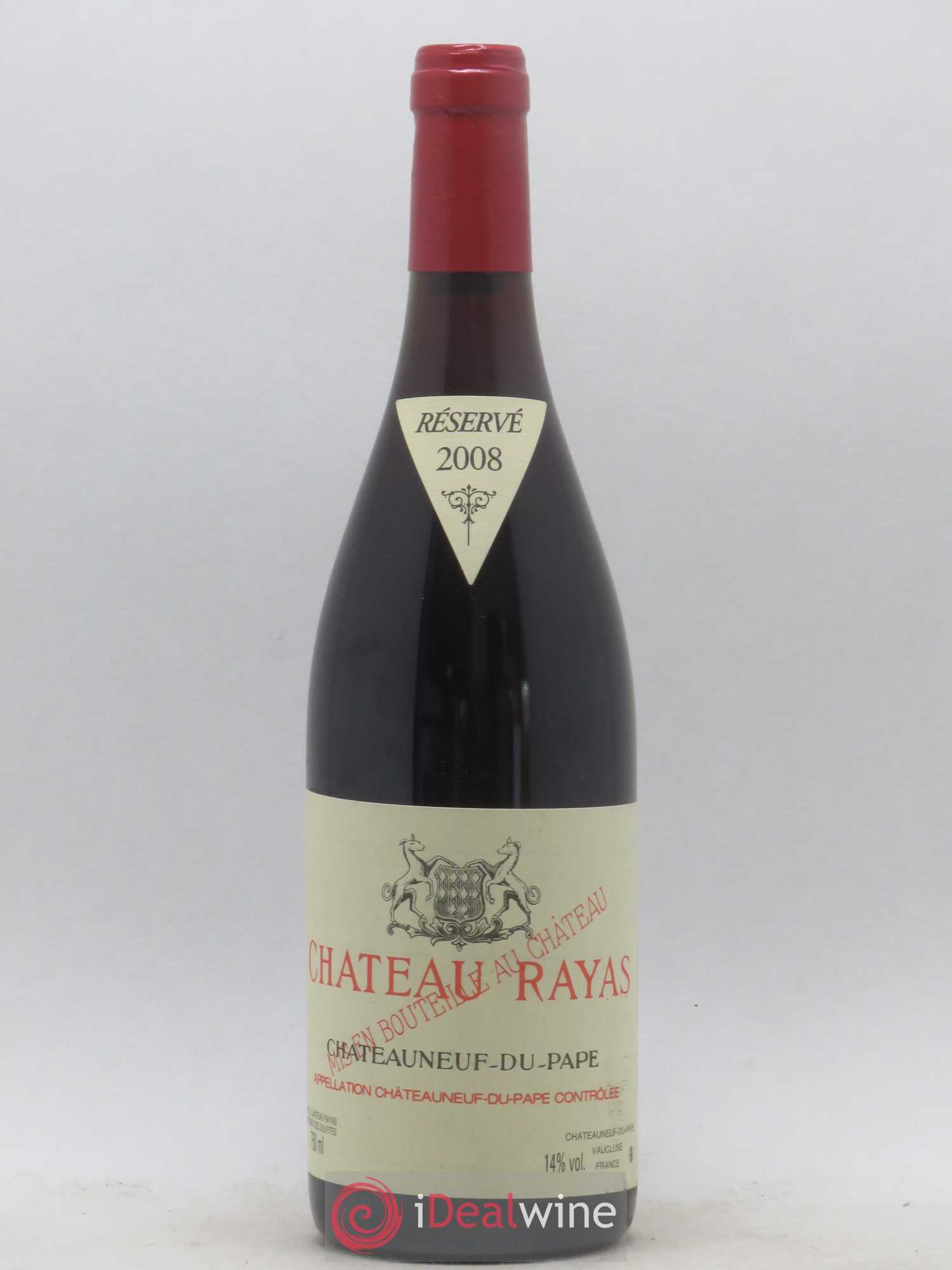 Châteauneuf-du-Pape Château Rayas Emmanuel Reynaud 2008 - Lot de 1 bouteille - 0