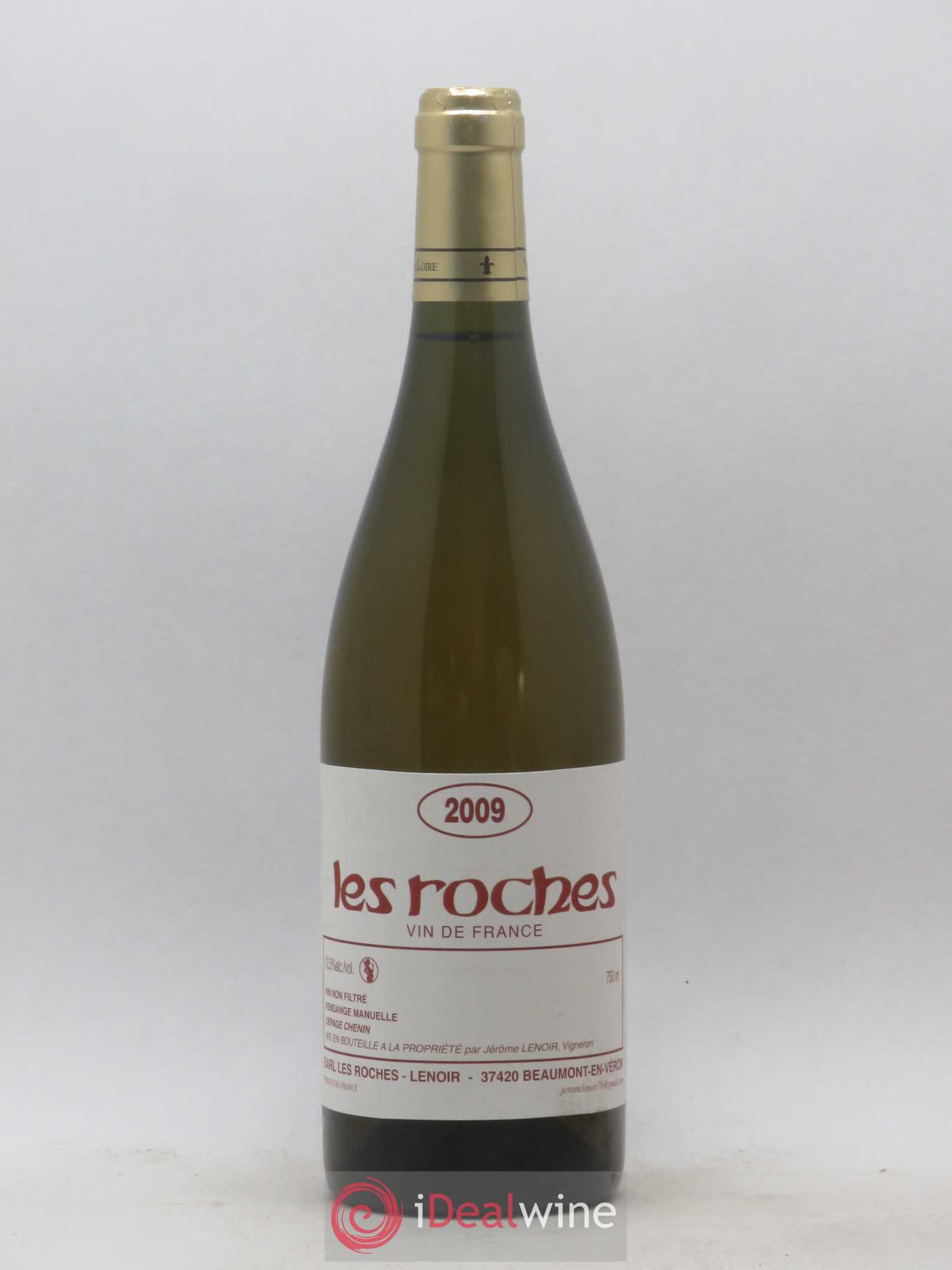 Vin de France Les Roches Lenoir (sans prix de réserve) 2009 - Posten von 1 Flasche - 0