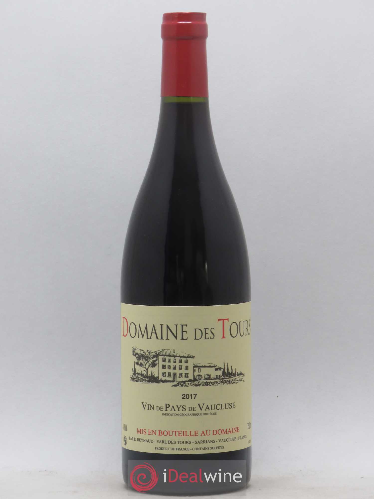 Vaucluse (Vin de Pays de Vaucluse) Domaine des Tours Emmanuel Reynaud 2017 - Lot de 1 bouteille - 0